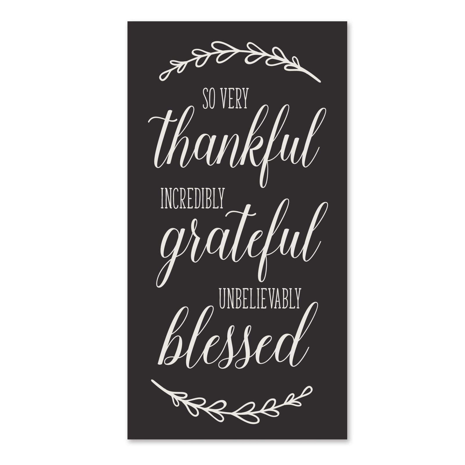 Home and Family Plaques Wall Home Decor - So Very Thankful - LifeSong Milestones