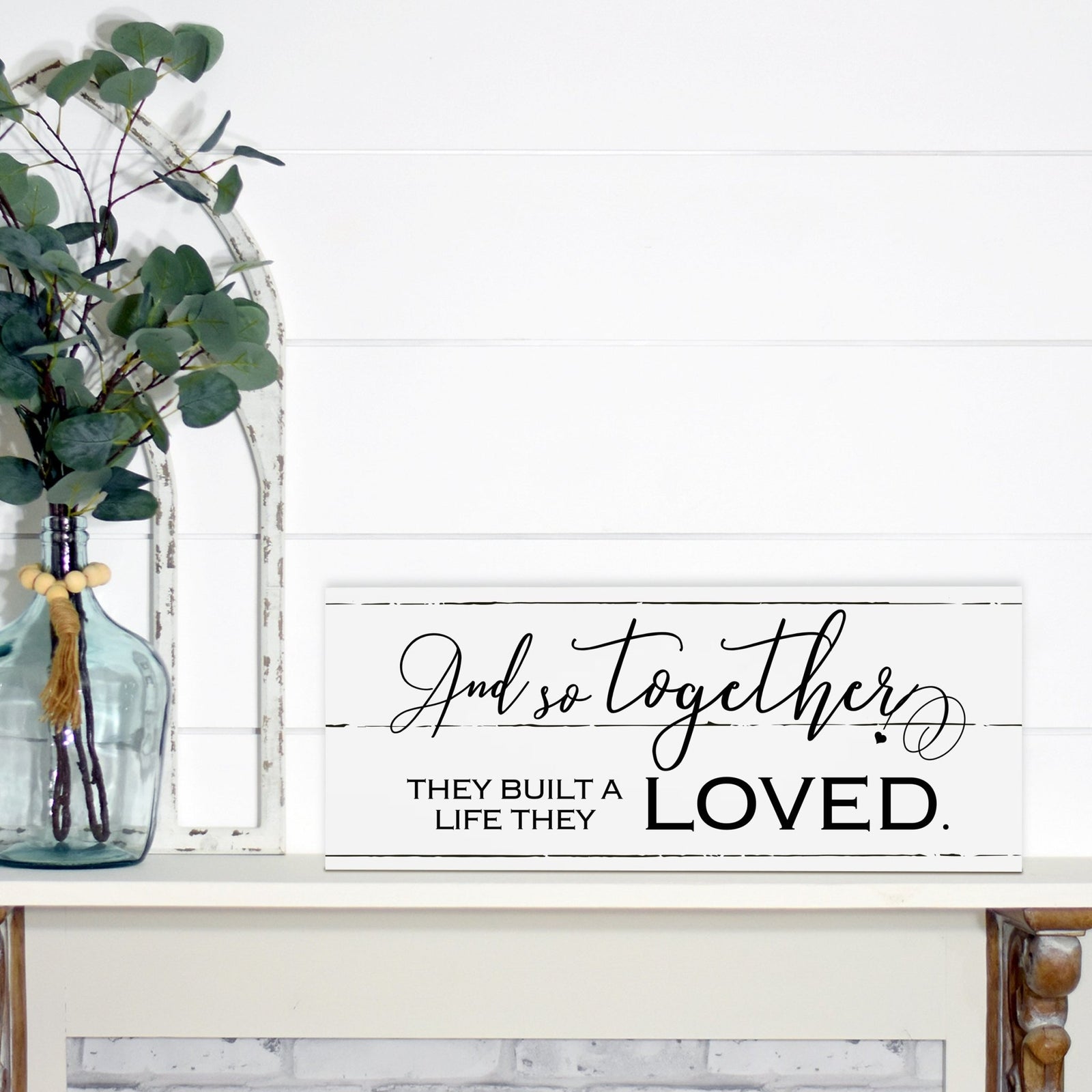 Home And Family Tabletop, Countertop, And Shelf Décor And Gift Ideas - And So together - LifeSong Milestones