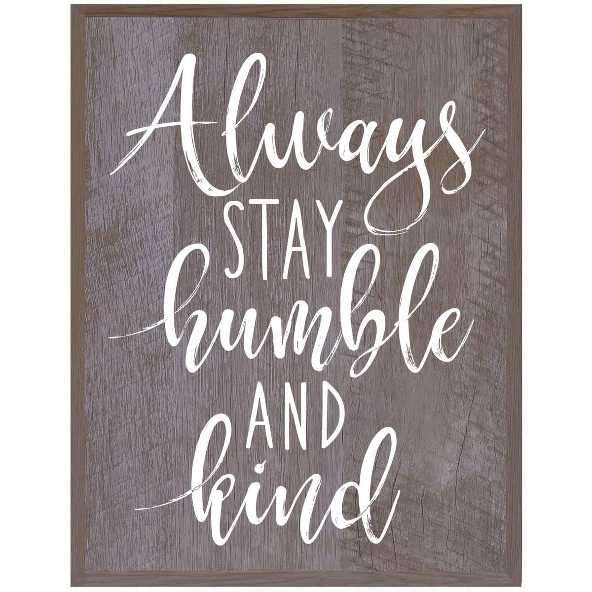 Home Decoration Wall Plaque - Always Stay Humble - LifeSong Milestones