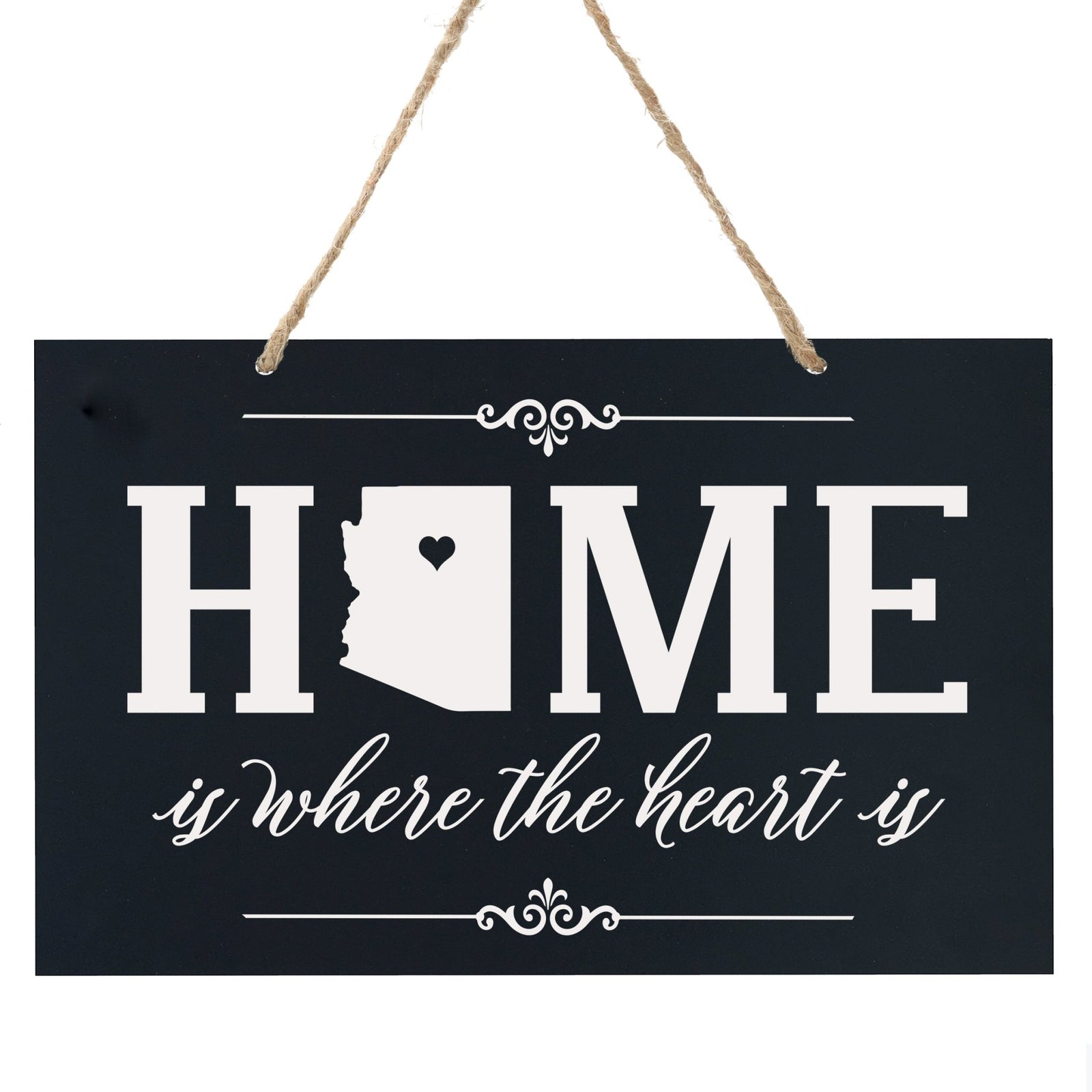 Home State Wall Hanging Rope Sign - Arizona - LifeSong Milestones