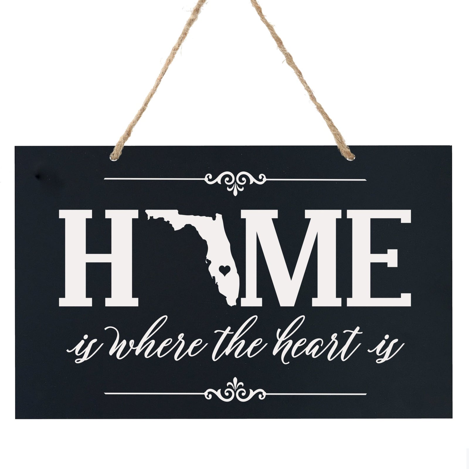 Home State Wall Hanging Rope Sign - Florida - LifeSong Milestones