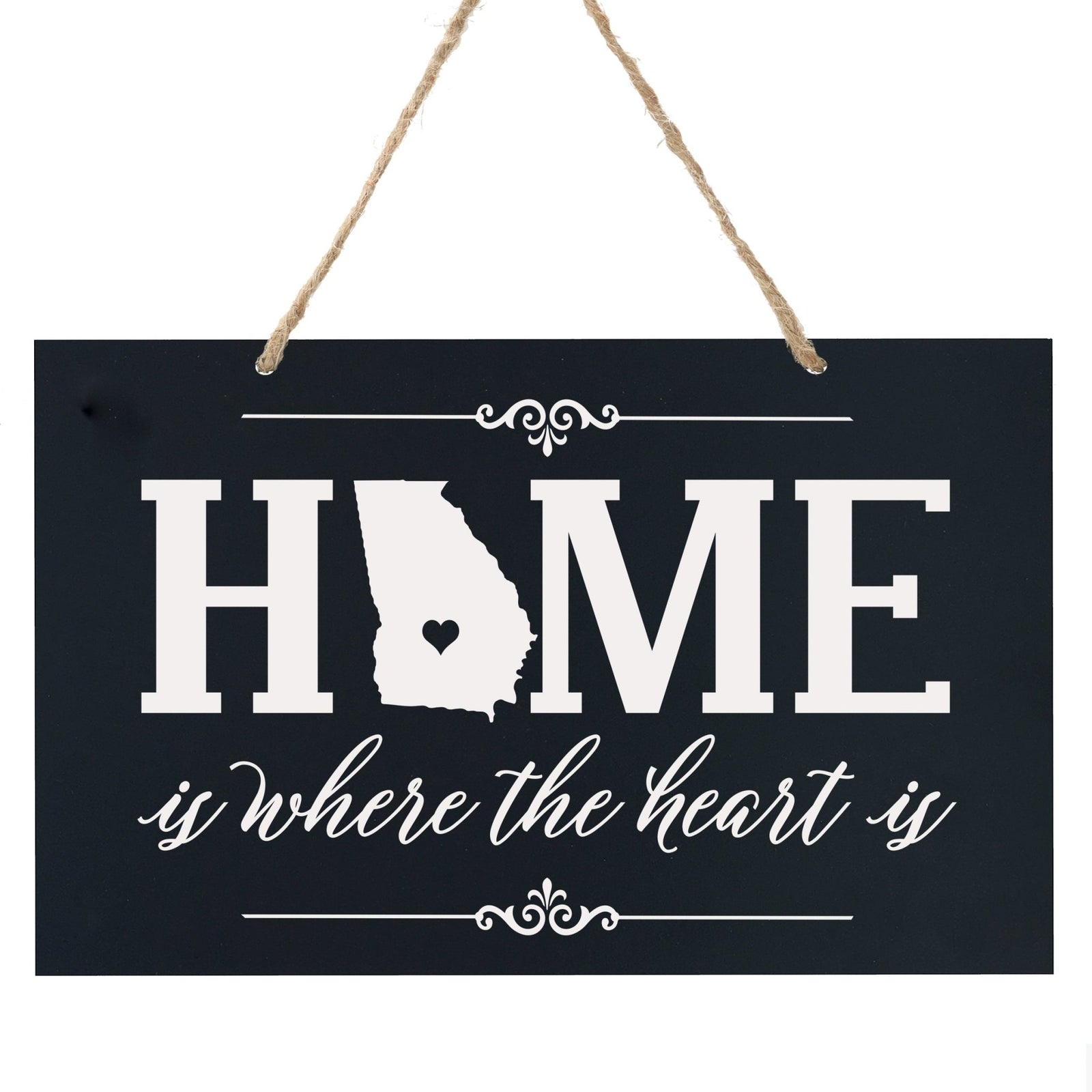 Home State Wall Hanging Rope Sign - Georgia - LifeSong Milestones
