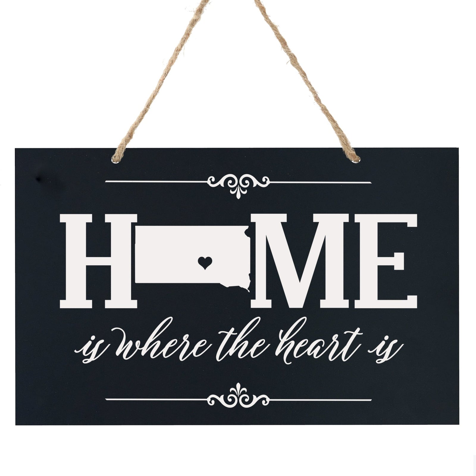 Home State Wall Hanging Rope Sign - South Dakota - LifeSong Milestones
