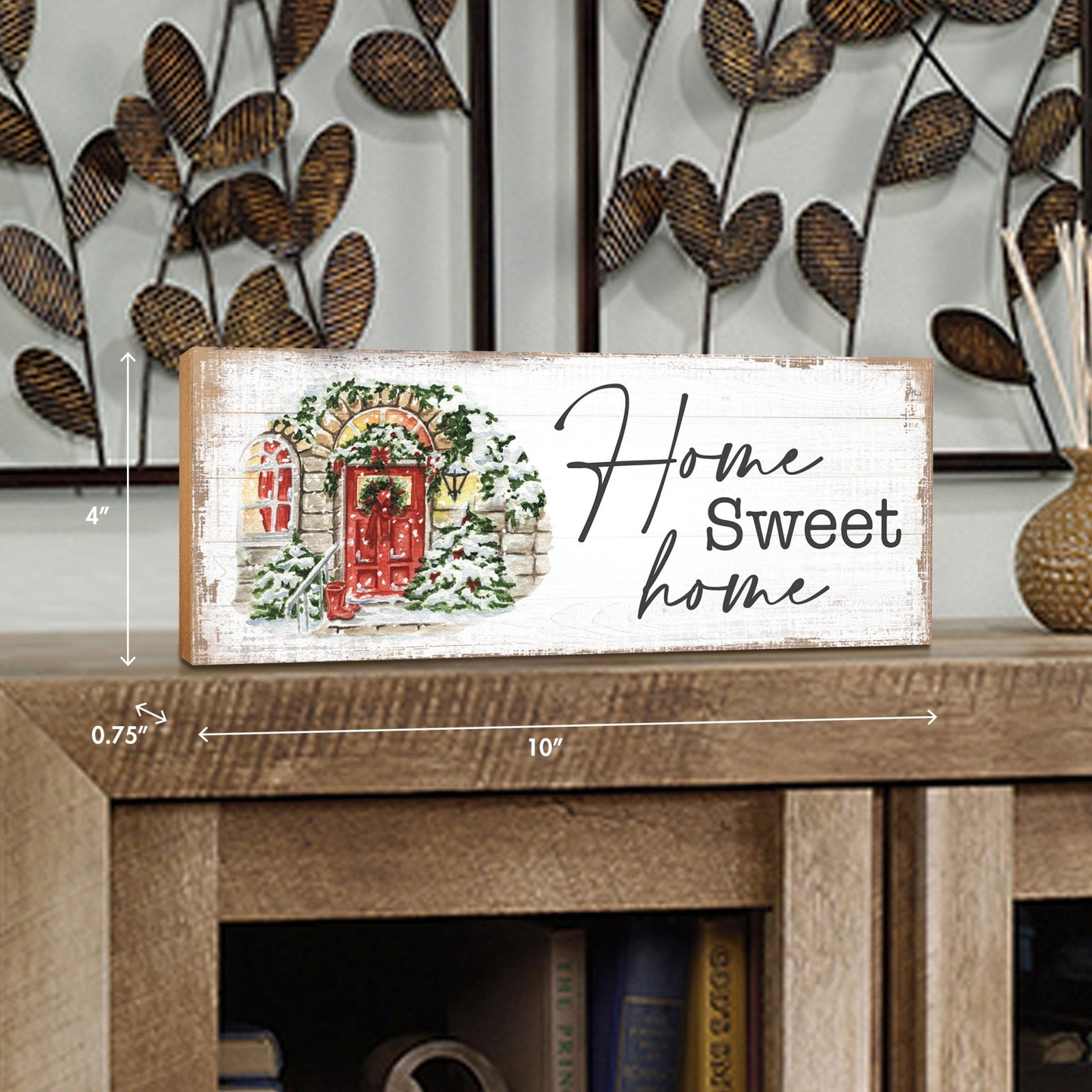 Home Sweet Home | Tabletop Christmas Decoration 10x4 - LifeSong Milestones