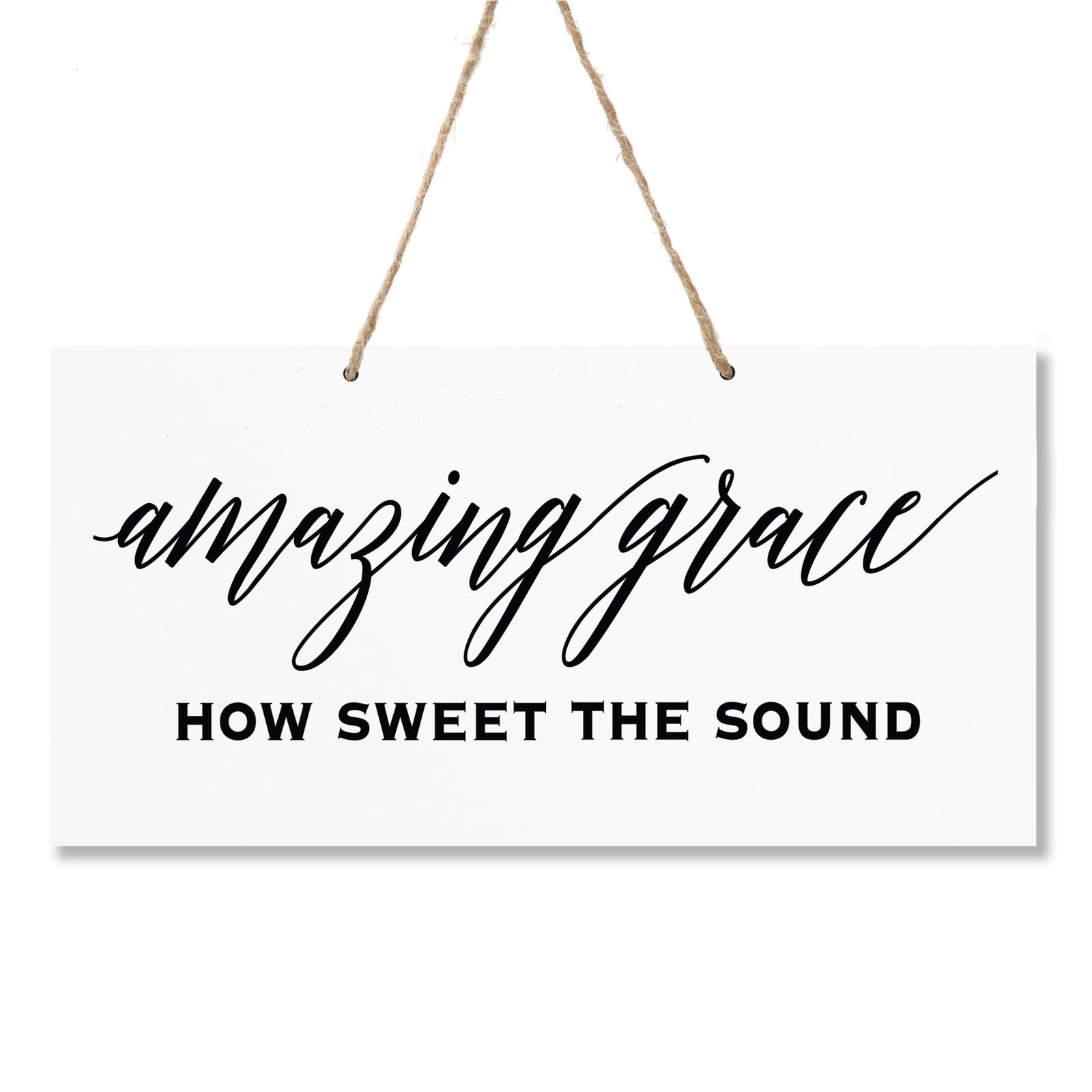 Housewarming Family Name Sign For New Home - Amazing Grace - LifeSong Milestones