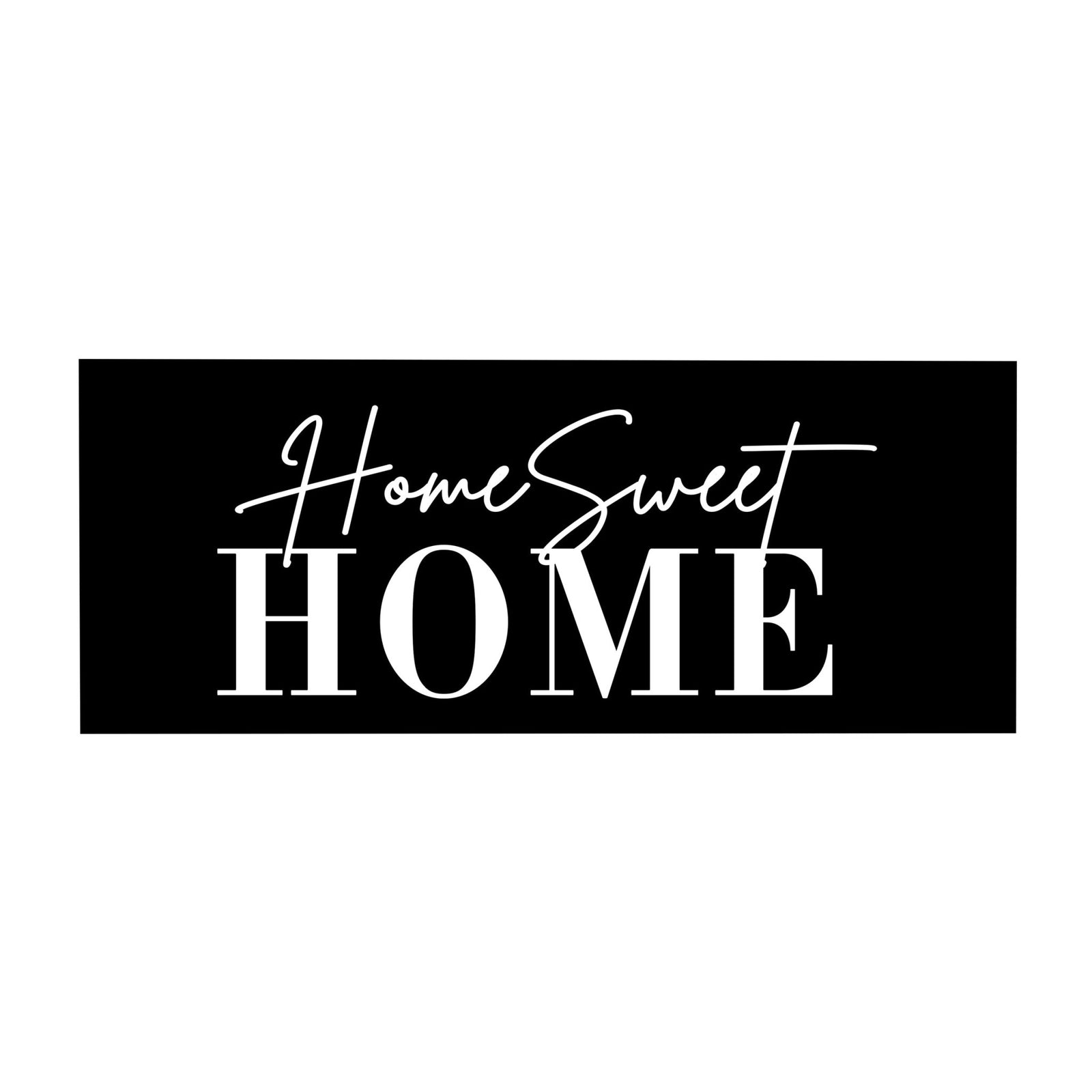 Inspirational Bible Quote Tabletop and Wall Decoration 10x4 - Home Sweet Home - LifeSong Milestones