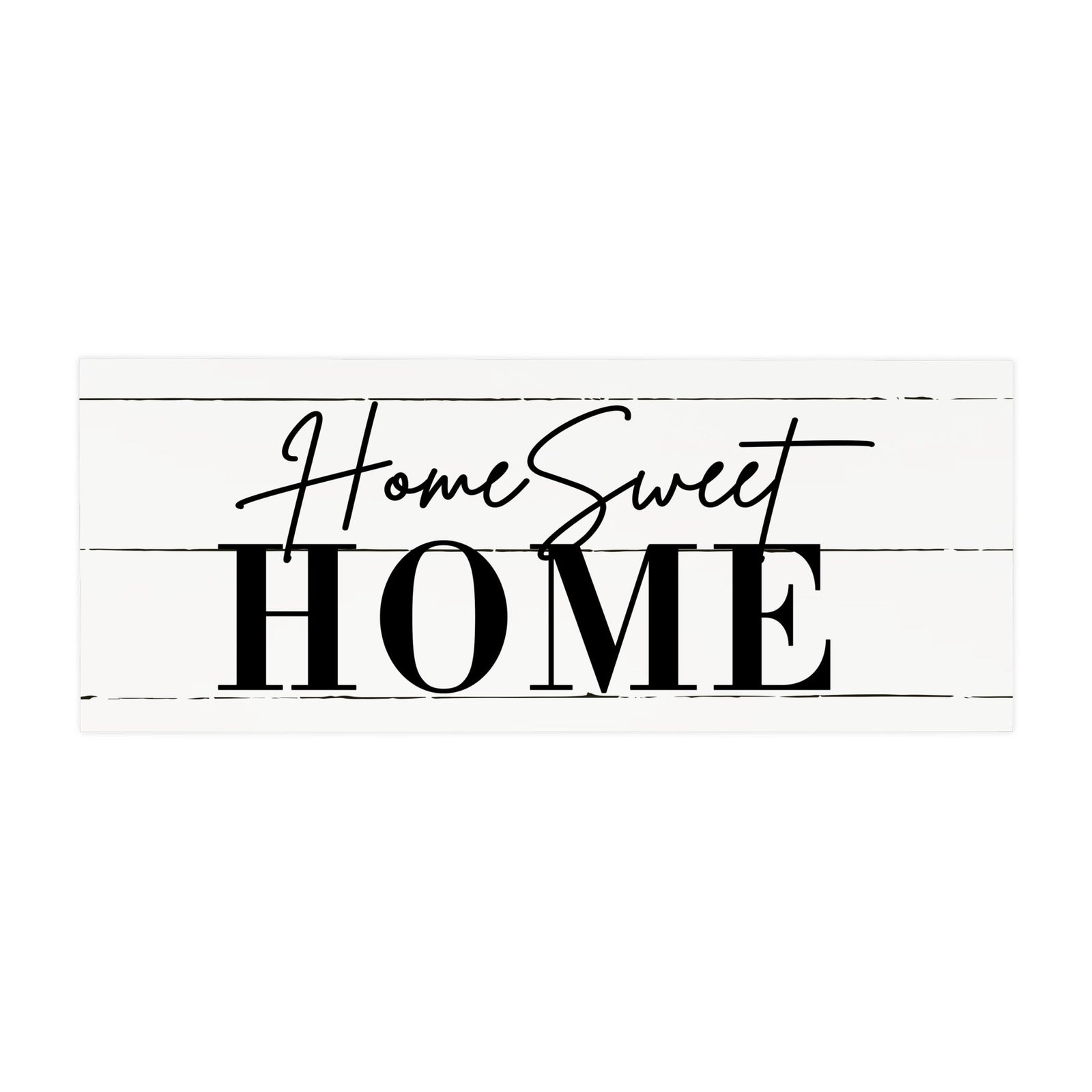 Inspirational Bible Quote Tabletop and Wall Decoration 10x4 - Home Sweet Home - LifeSong Milestones