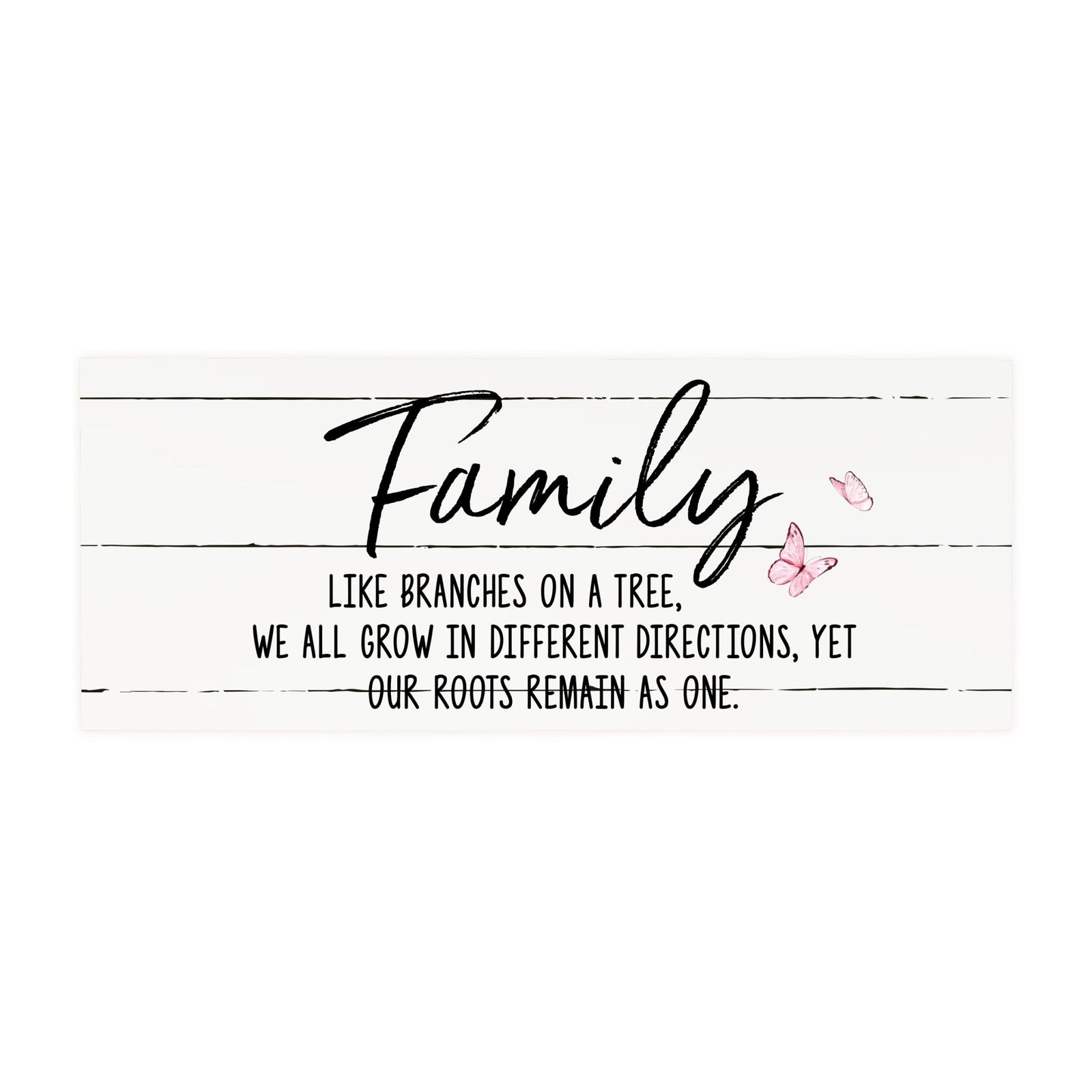 Inspirational Bible Quote Tabletop and Wall Decoration 10x4 - We All Grow - LifeSong Milestones