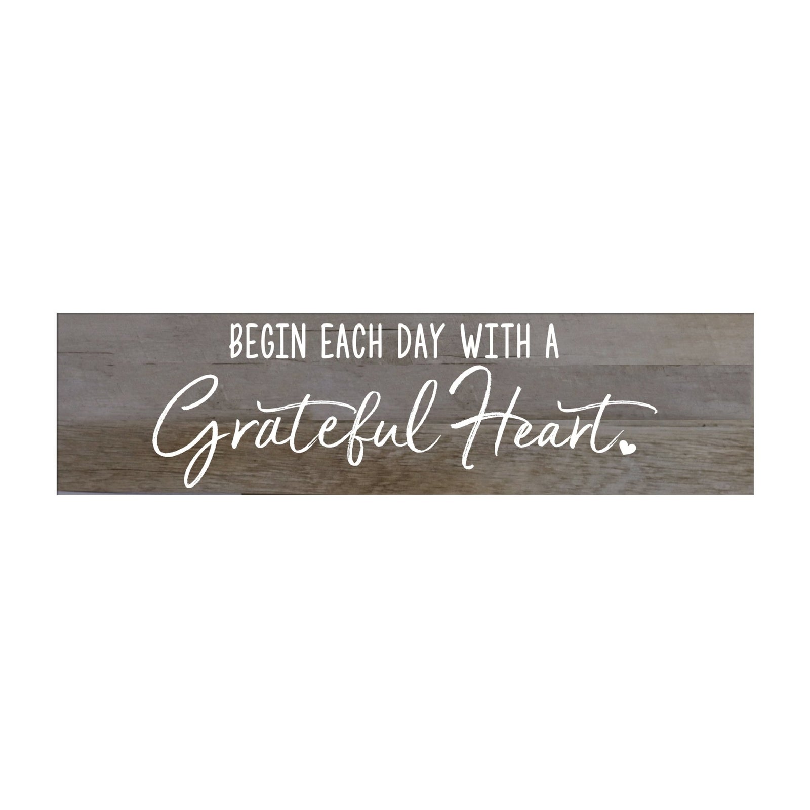 Inspirational Everyday Home and Family Wooden Wall Art Hanging Plaque 10 x 40 – Each Day With A - LifeSong Milestones