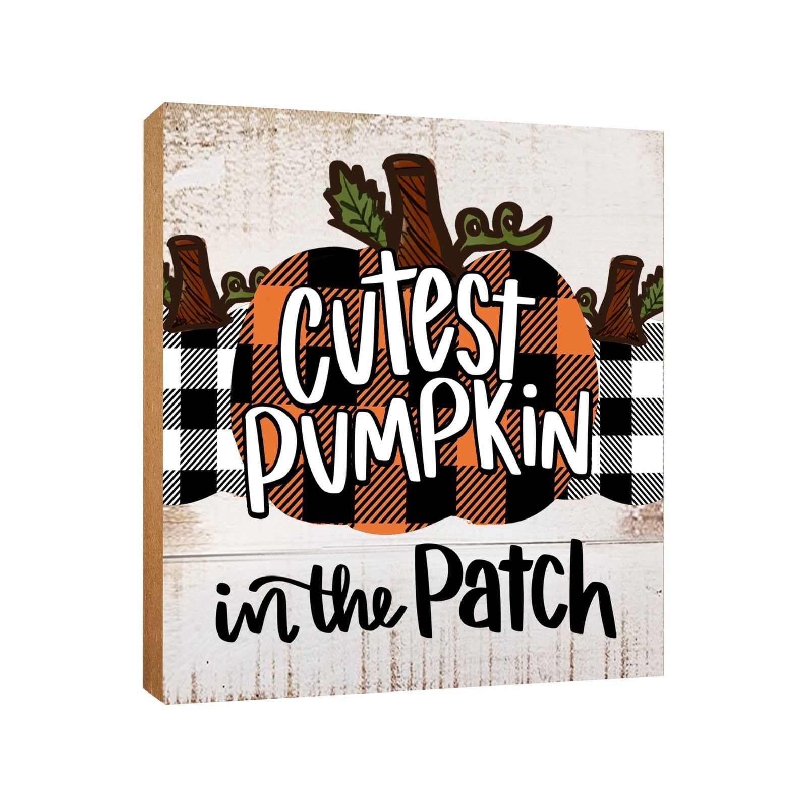 Inspirational Fall Themed Unique Shelf Décor and Tabletop Signs - LifeSong Milestones