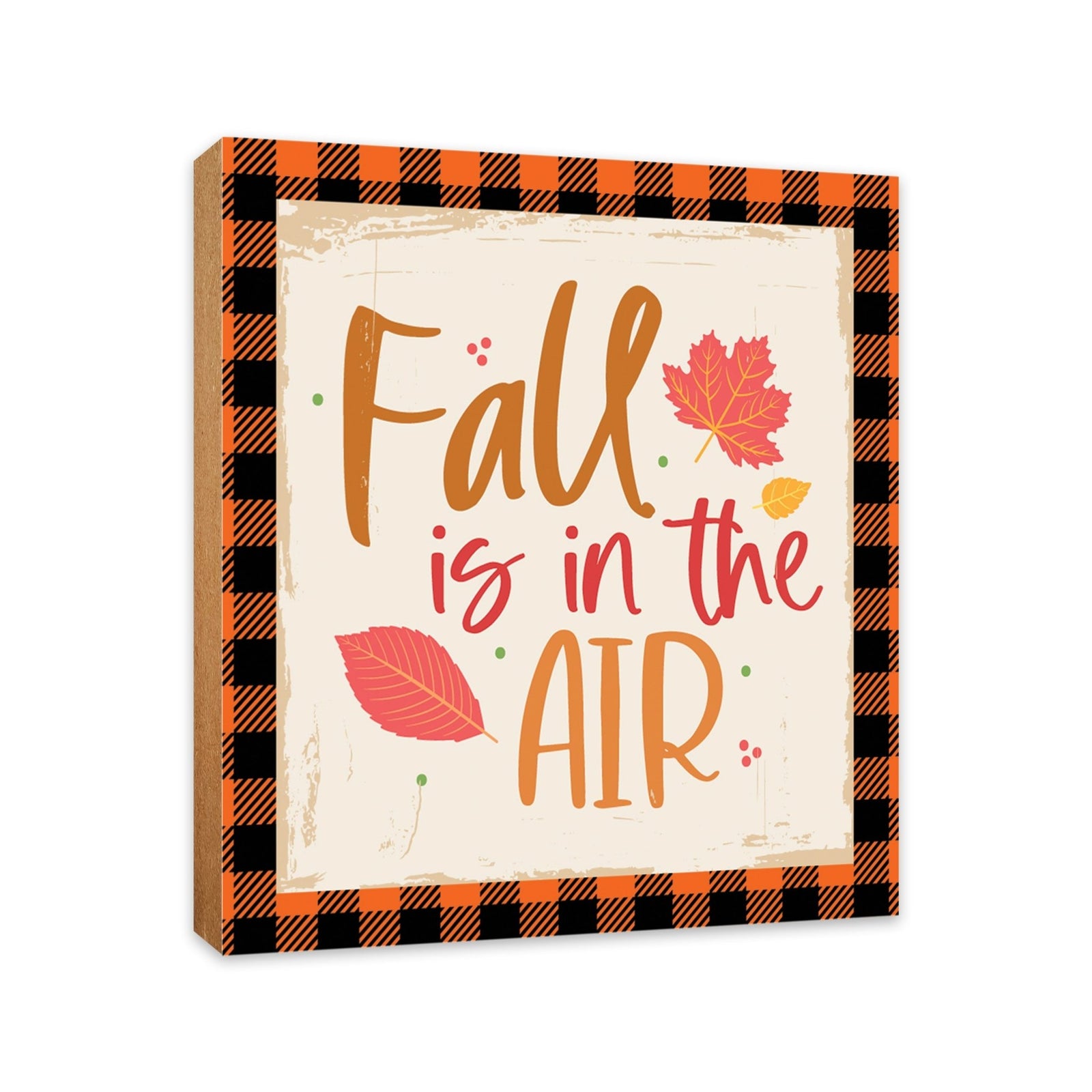 Inspirational Fall Themed Unique Shelf Décor and Tabletop Signs - LifeSong Milestones