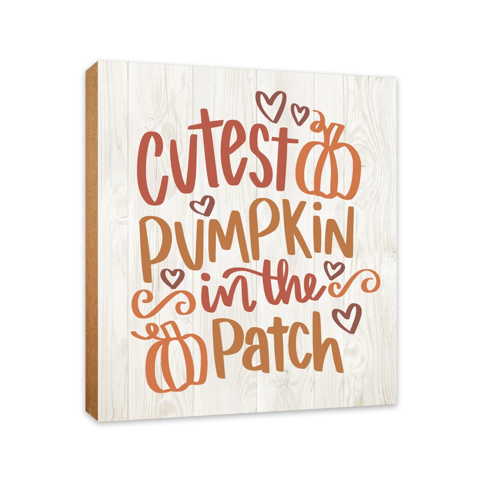 Inspirational Fall Themed Unique Shelf Décor and Tabletop Signs - LifeSong Milestones