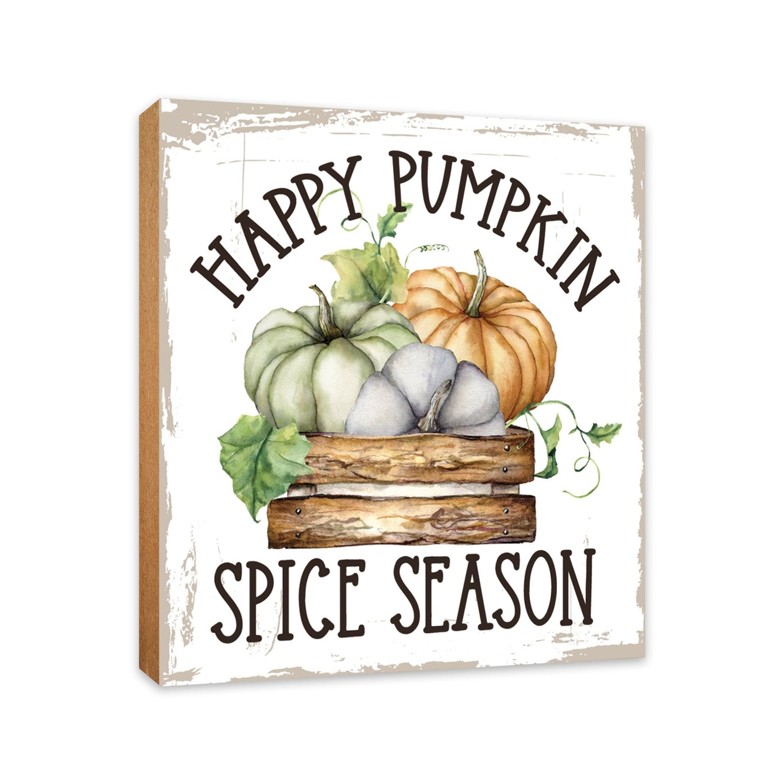 Inspirational Fall Themed Unique Shelf Décor and Tabletop Signs - LifeSong Milestones