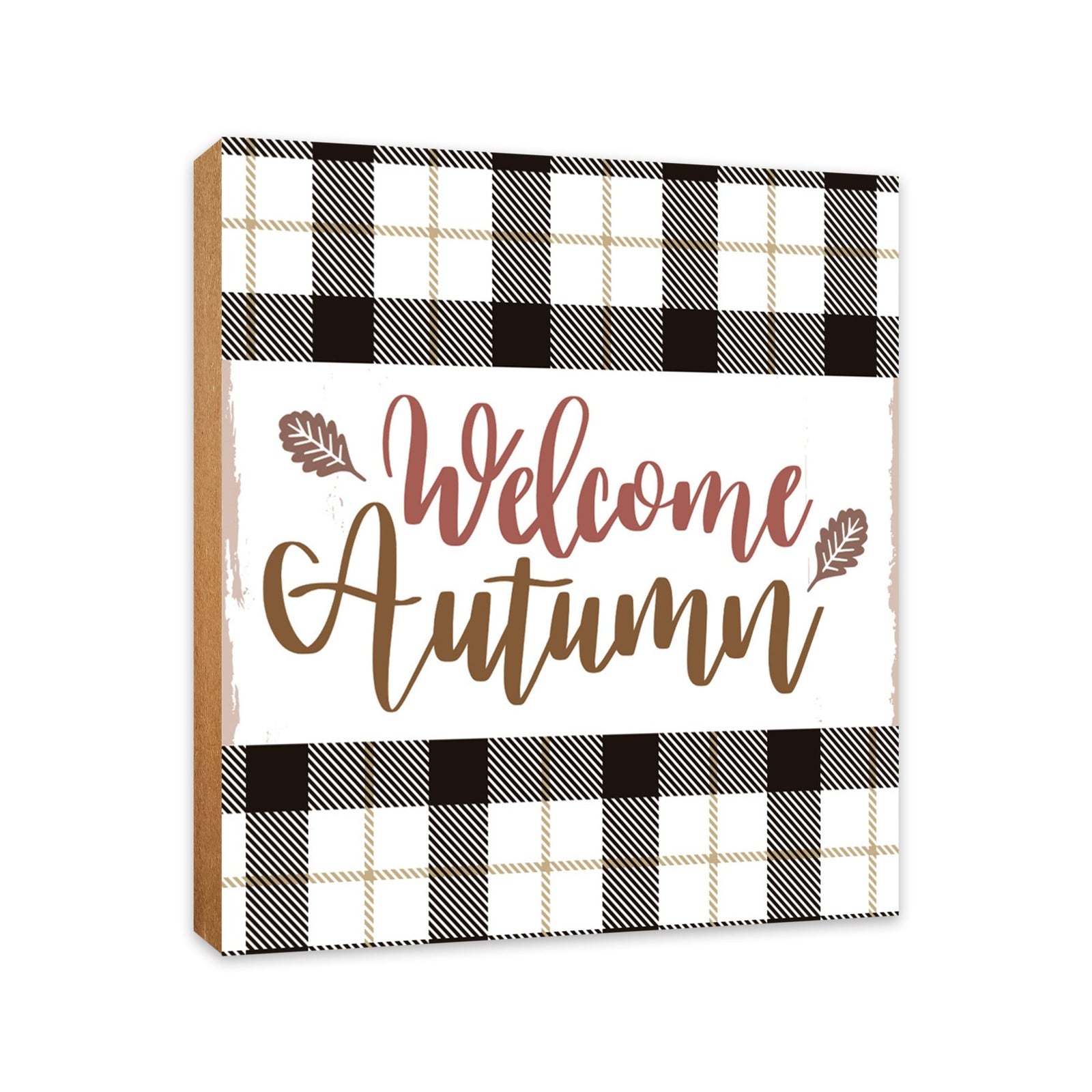 Inspirational Fall Themed Unique Shelf Décor and Tabletop Signs - LifeSong Milestones