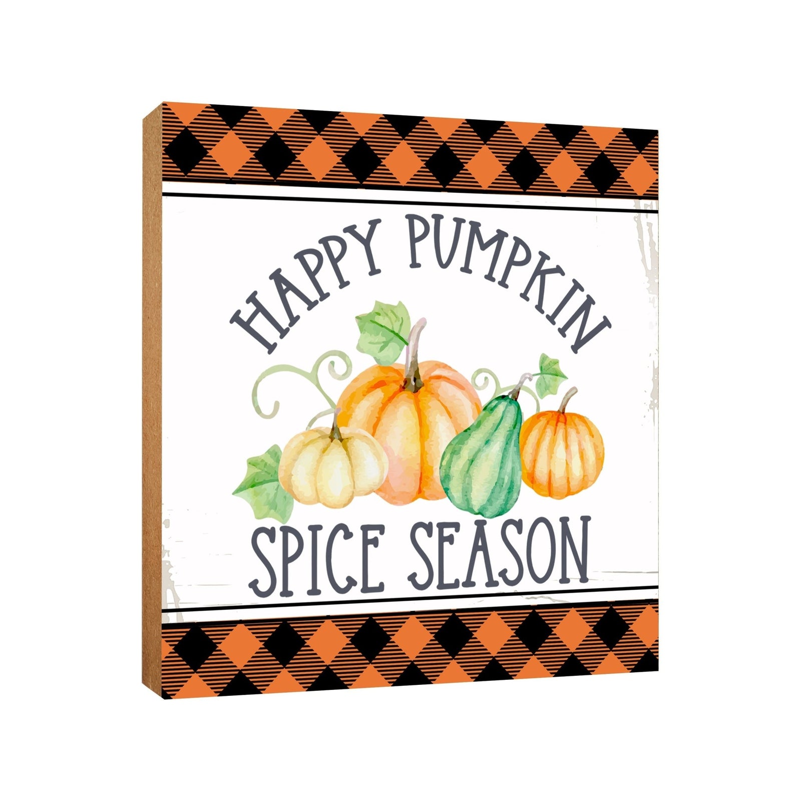 Inspirational Fall Themed Unique Shelf Décor and Tabletop Signs - LifeSong Milestones
