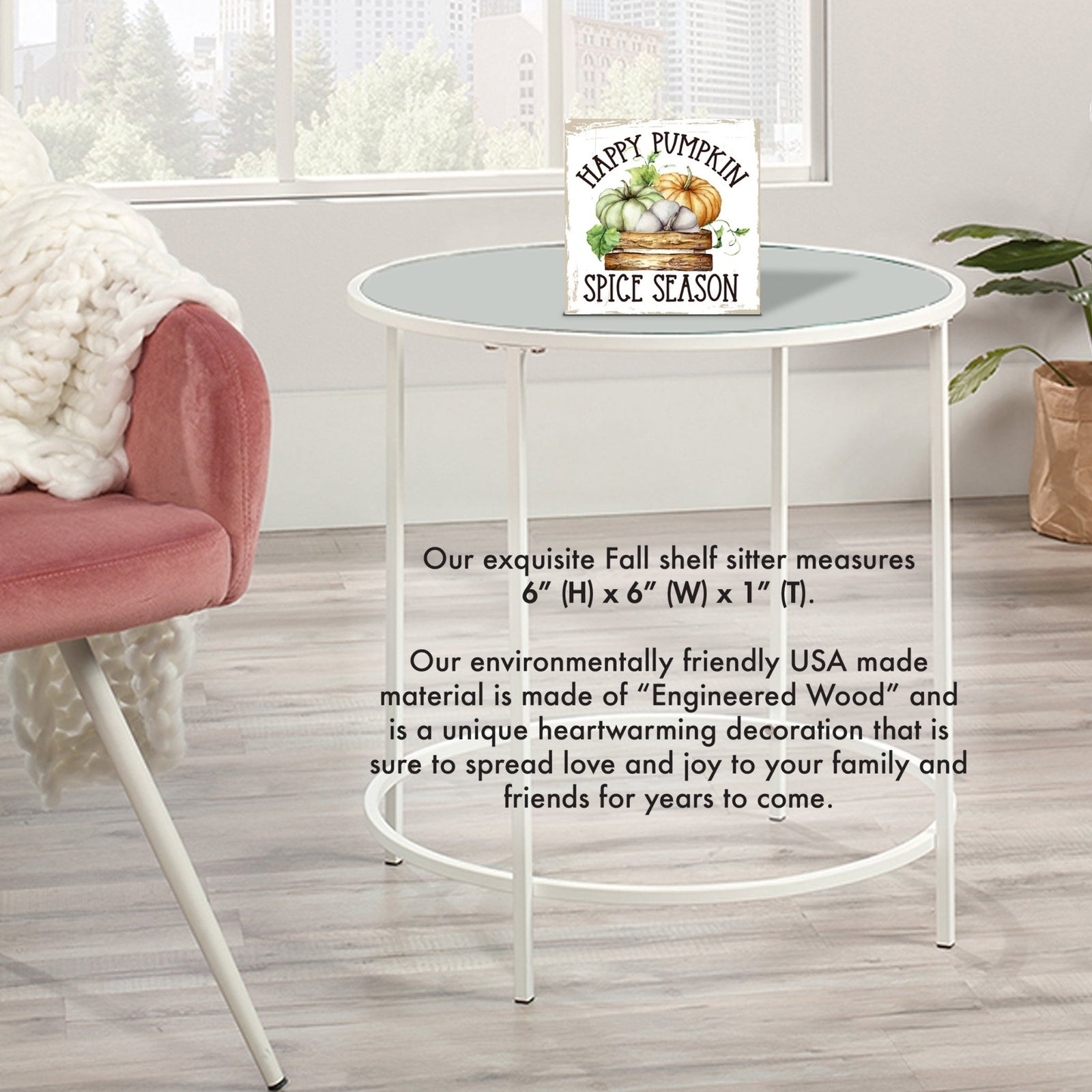 Inspirational Fall Themed Unique Shelf Décor and Tabletop Signs - LifeSong Milestones