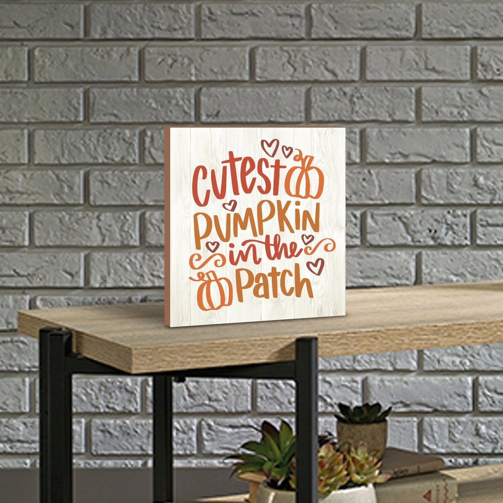 Inspirational Fall Themed Unique Shelf Décor and Tabletop Signs - LifeSong Milestones