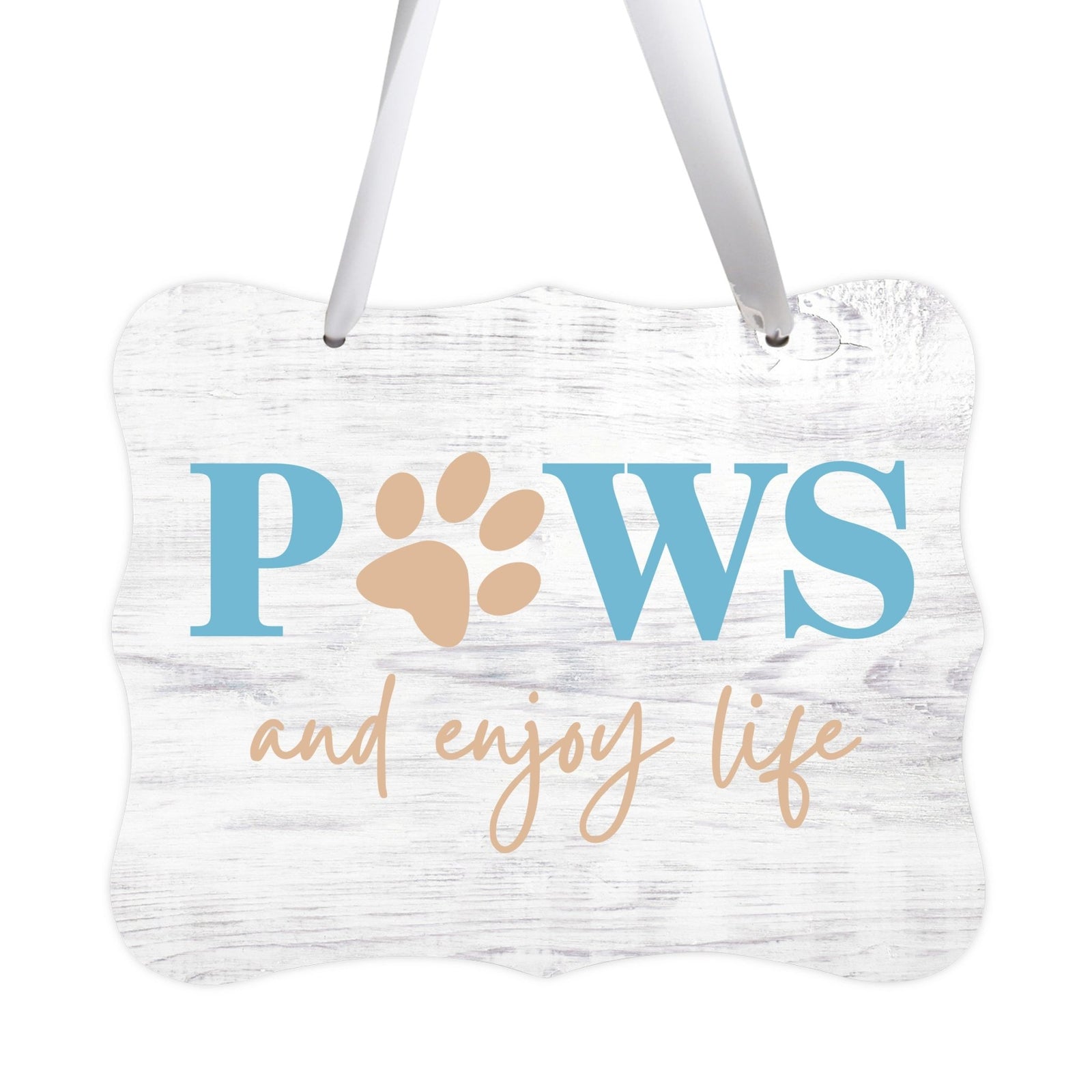 Inspirational Hanging Ribbon Wall Sign for Pet - LifeSong Milestones