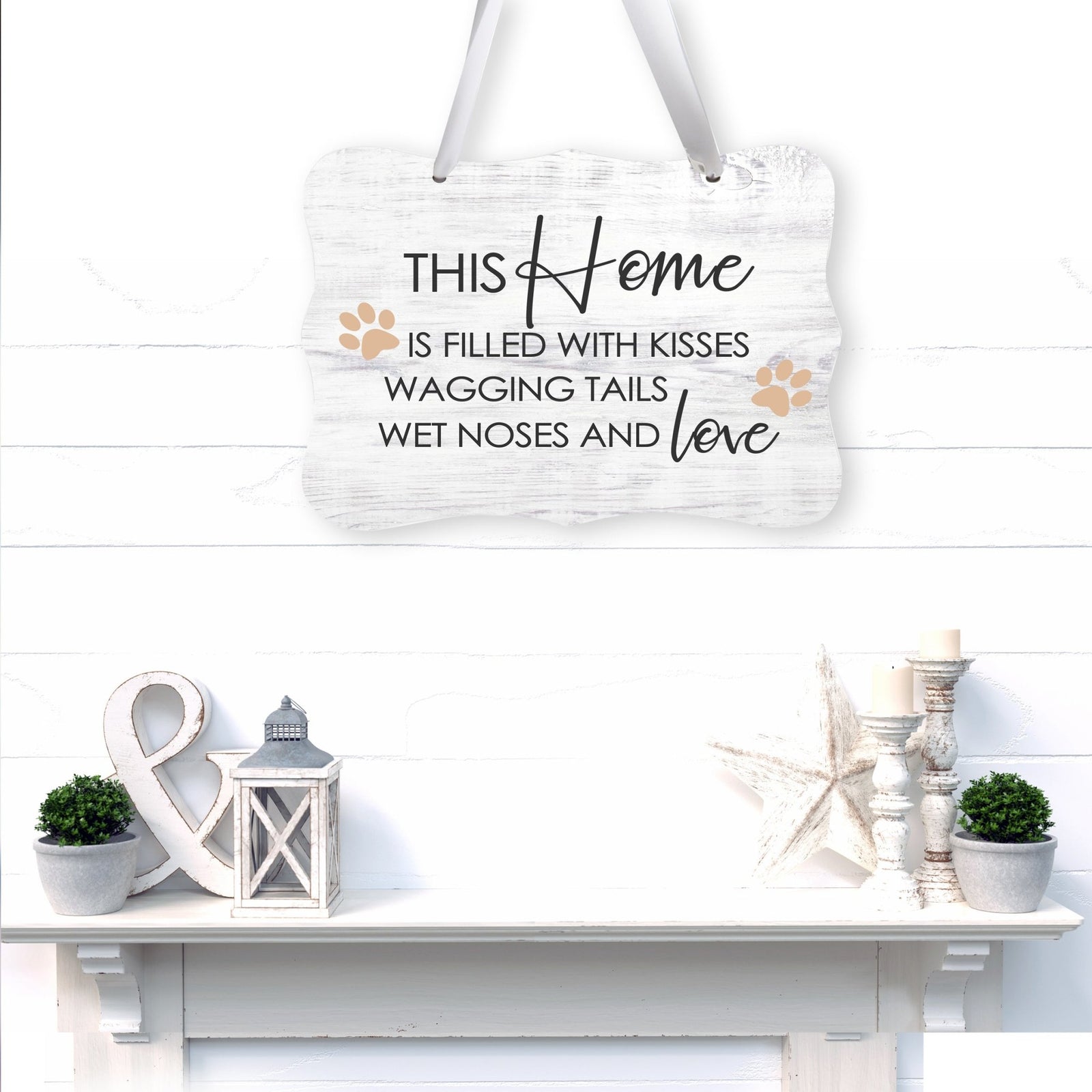 Inspirational Hanging Ribbon Wall Sign for Pet - LifeSong Milestones