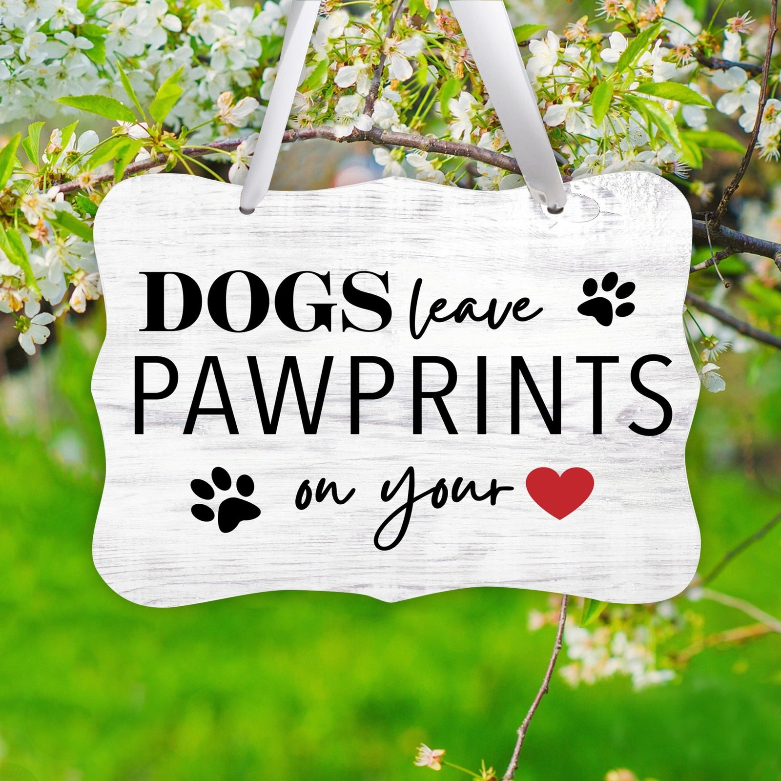 Inspirational Hanging Ribbon Wall Sign for Pet - LifeSong Milestones