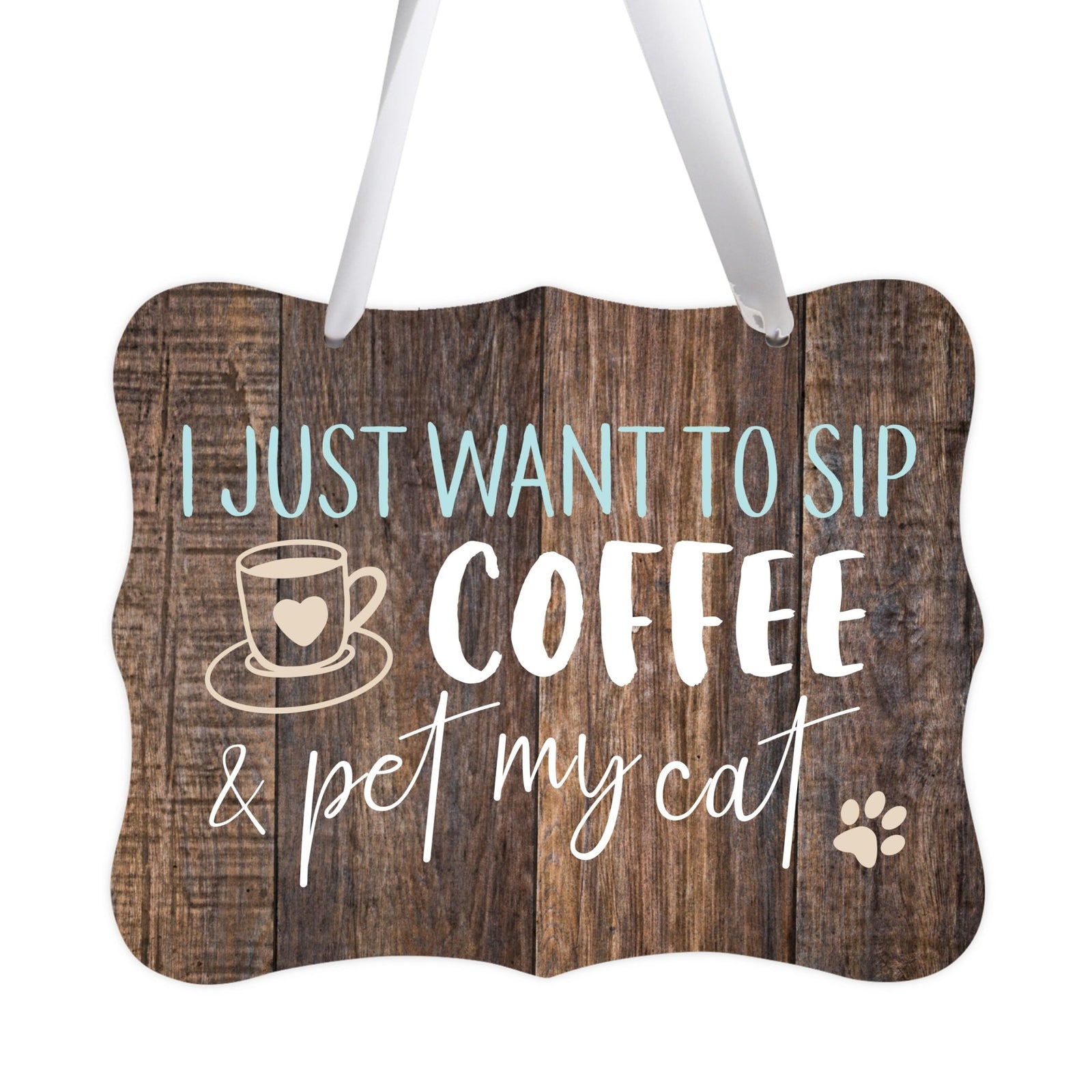 Inspirational Hanging Ribbon Wall Sign for Pet - LifeSong Milestones