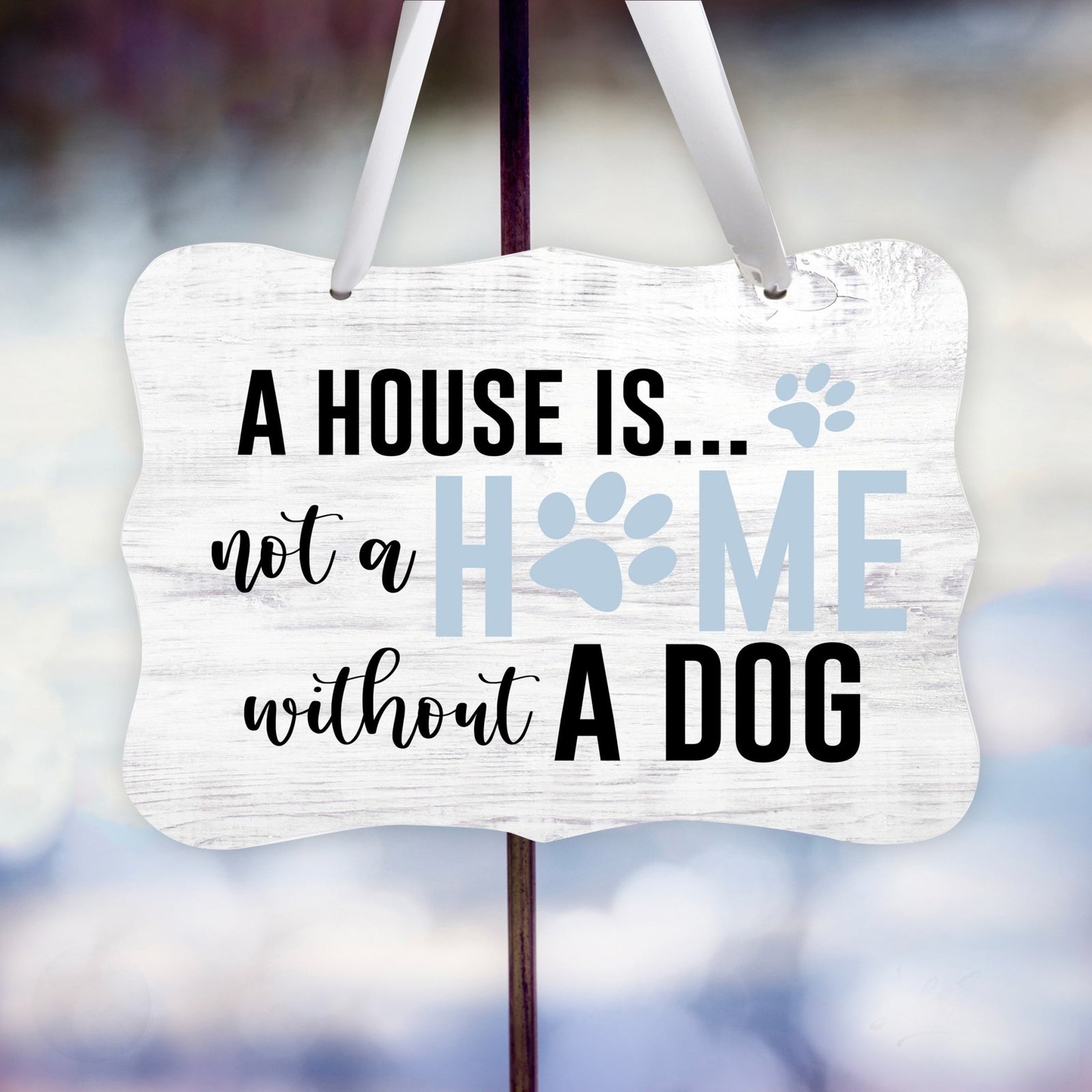 Inspirational Hanging Ribbon Wall Sign for Pet - LifeSong Milestones