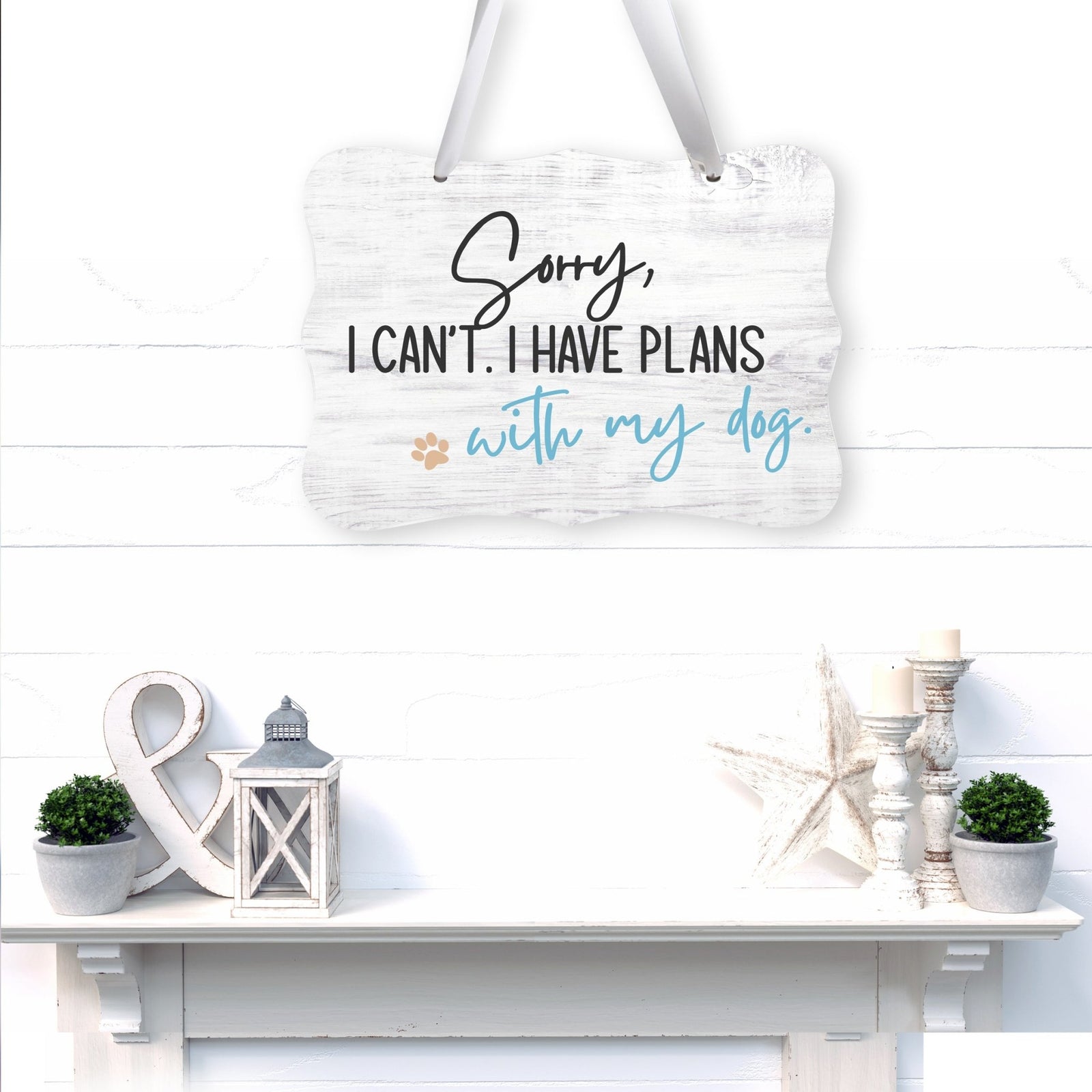 Inspirational Hanging Ribbon Wall Sign for Pet - LifeSong Milestones