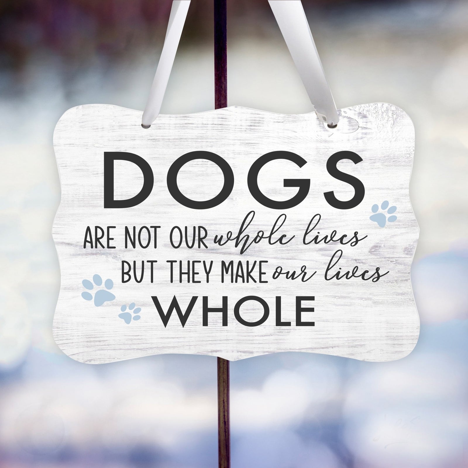 Inspirational Hanging Ribbon Wall Sign for Pet - LifeSong Milestones