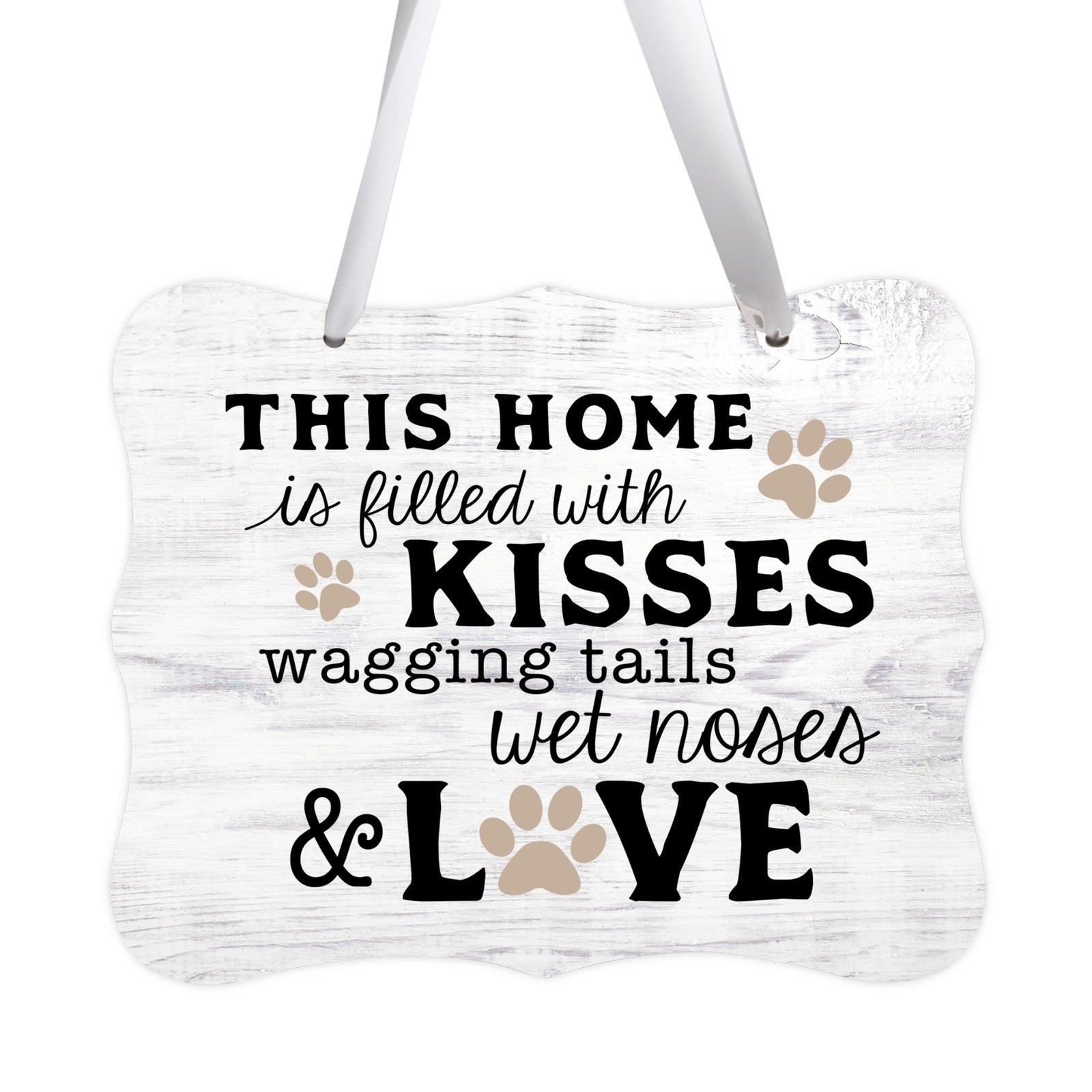 Inspirational Hanging Ribbon Wall Sign for Pet - LifeSong Milestones