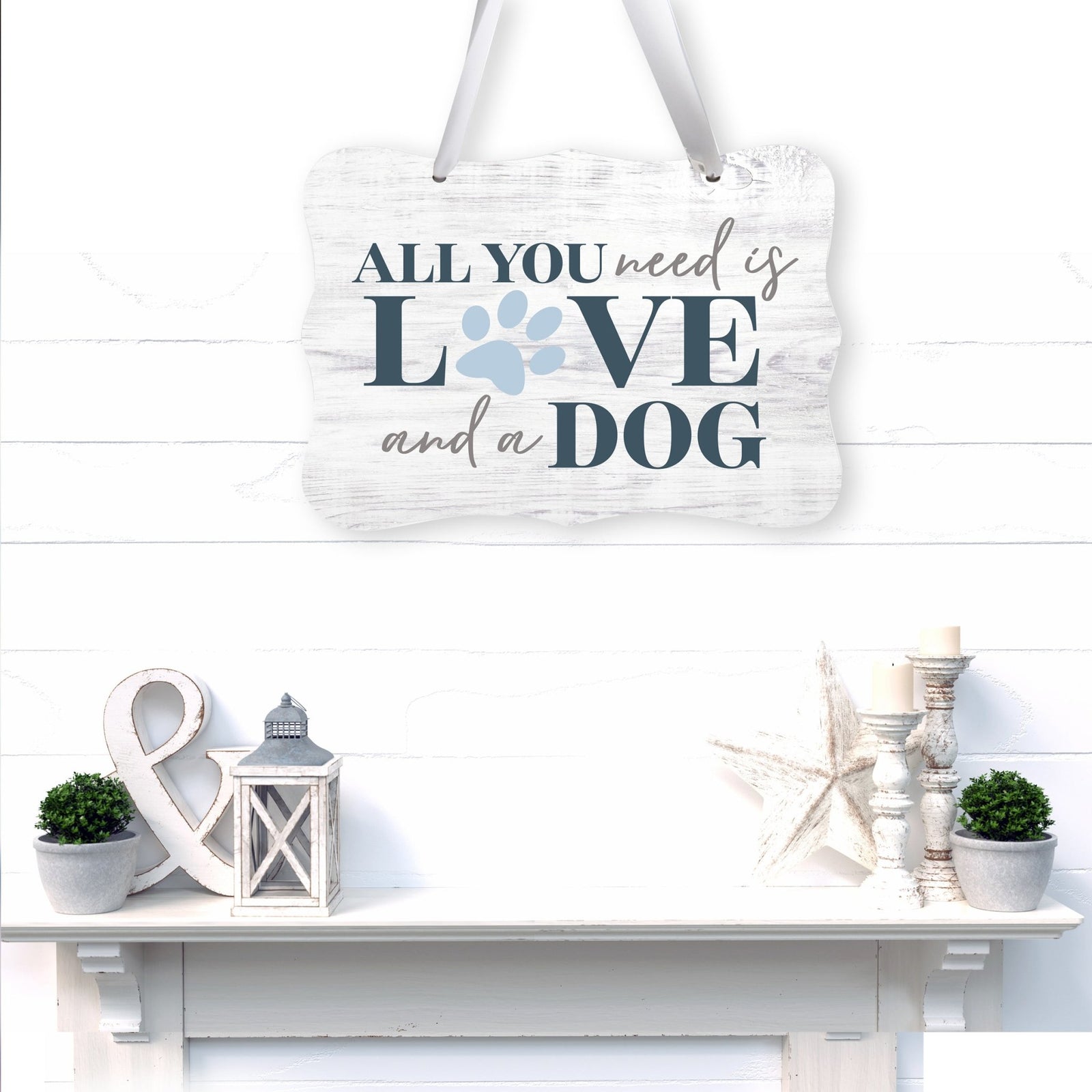 Inspirational Hanging Ribbon Wall Sign for Pet - LifeSong Milestones