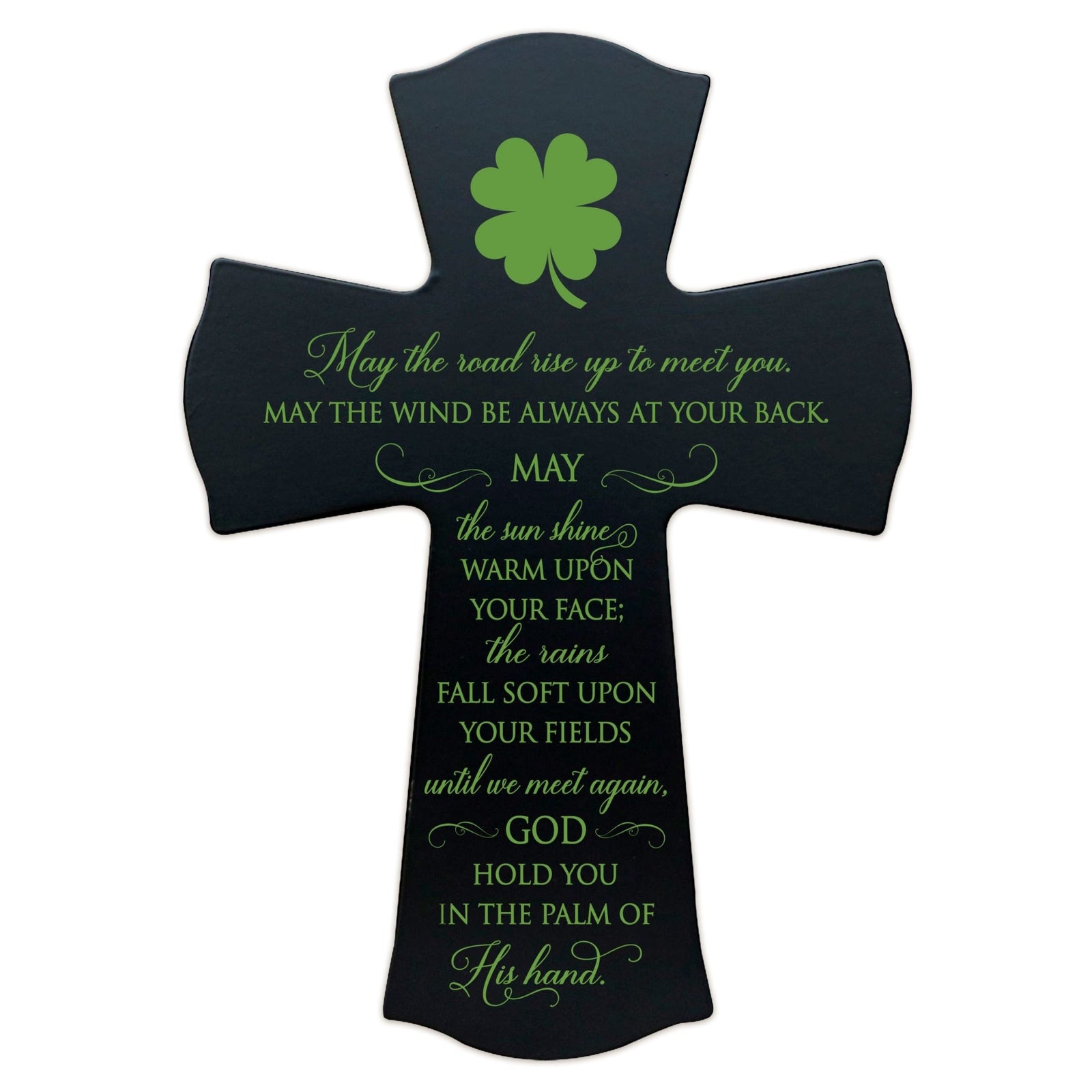 Inspirational Hanging Wooden Prayer Wall Cross Home Decor - LifeSong Milestones