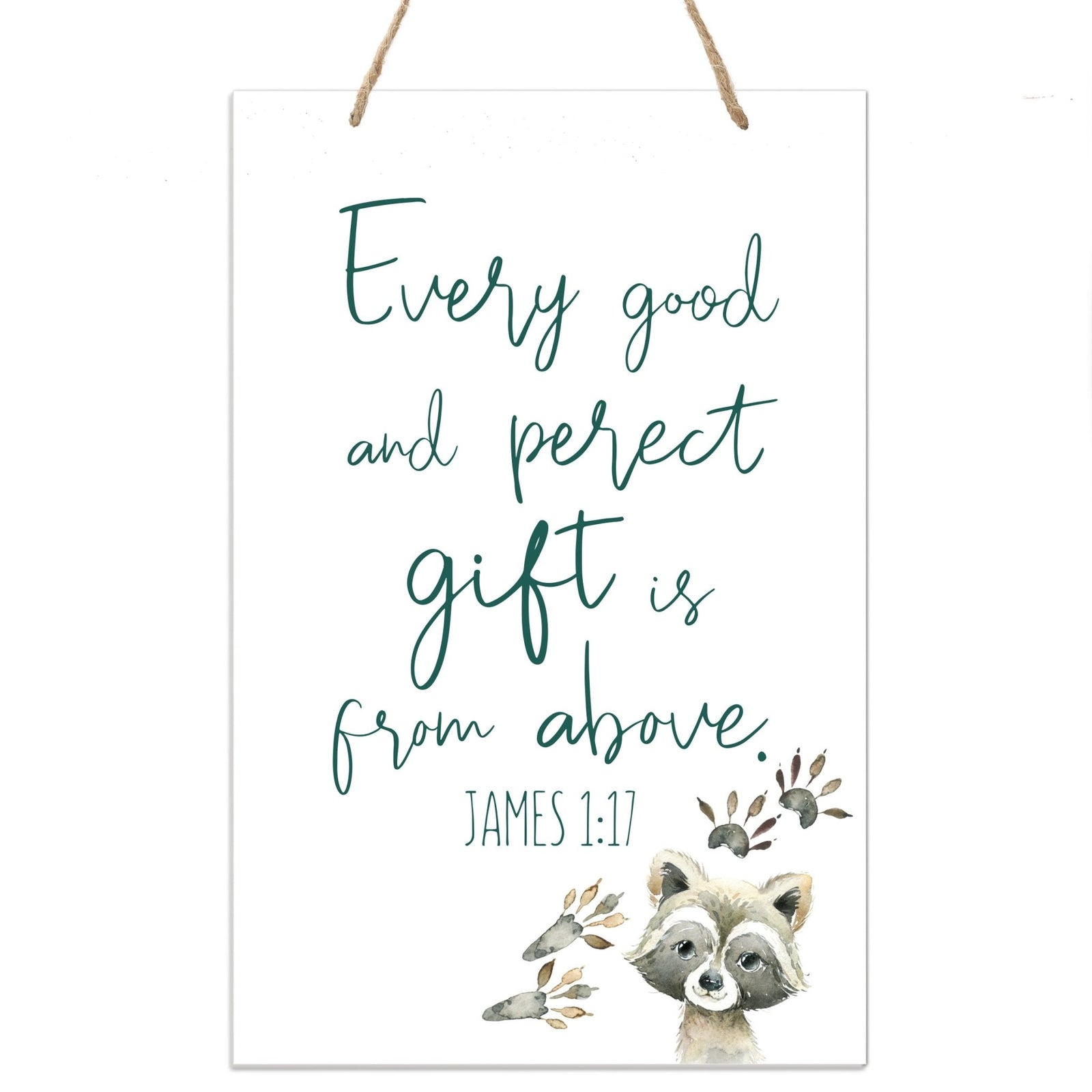 Inspirational Nursery Rope Signs for Boys and Girls - Every Good - LifeSong Milestones