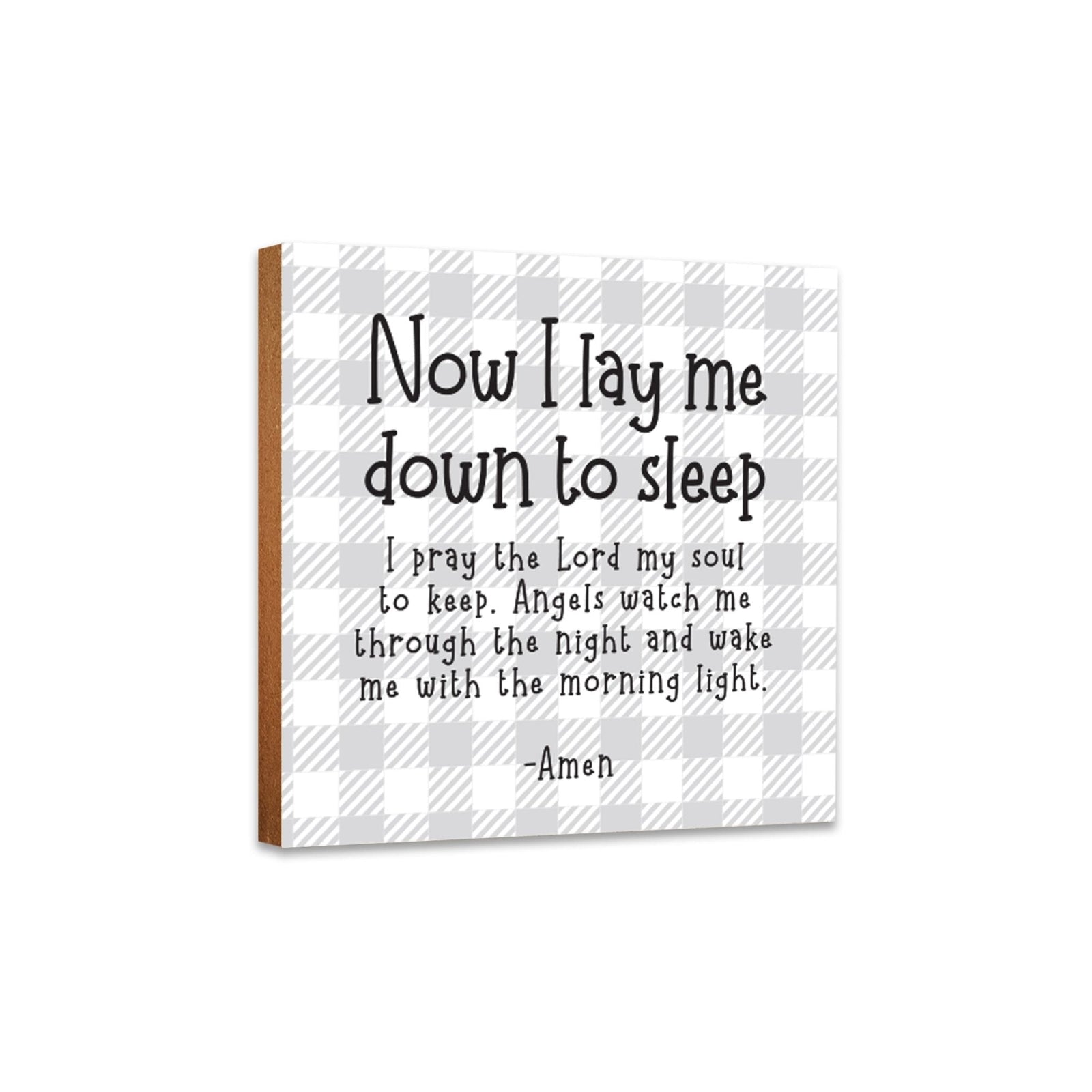 Inspirational Praying Kids Tabletop Decor - Perfect tabletop decoration for kids, ideal for a serene ambiance in any room.
