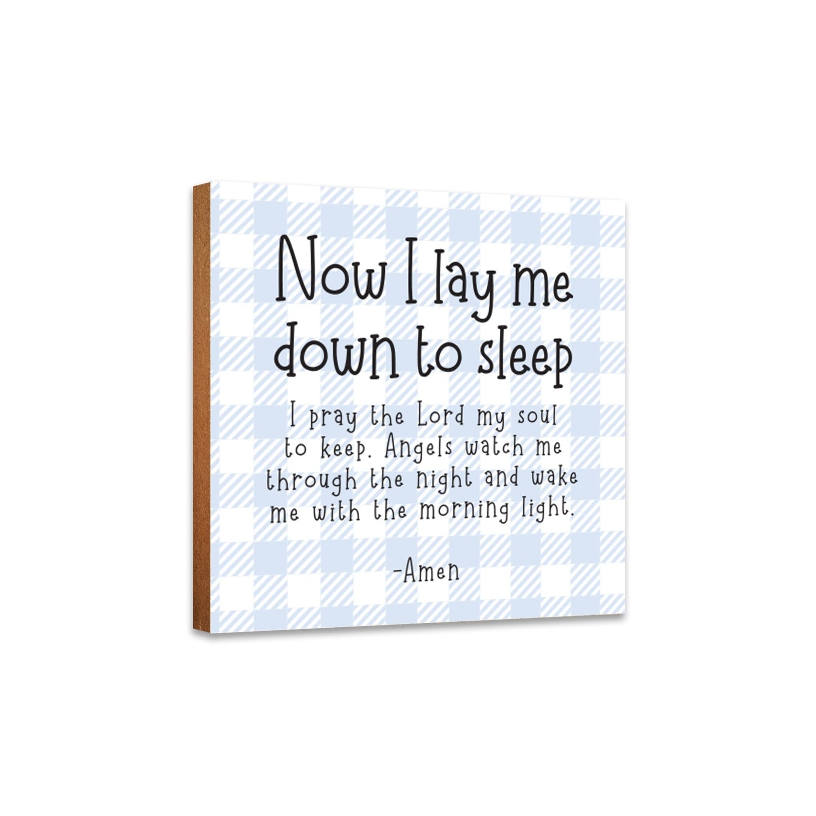 Inspirational Praying Kids Tabletop Decor - Perfect tabletop decoration for kids, ideal for a serene ambiance in any room.
