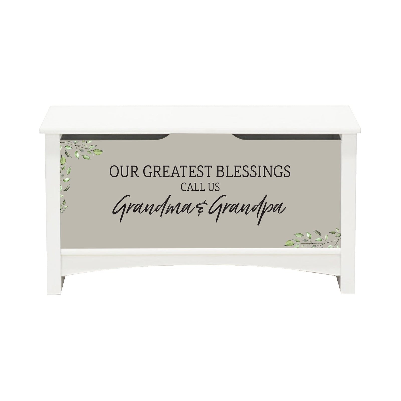 Inspirational Room Organizer Toy Blanket Storage Chest Box - (GRANDPARENTS / FAMILY) (NP) - LifeSong Milestones