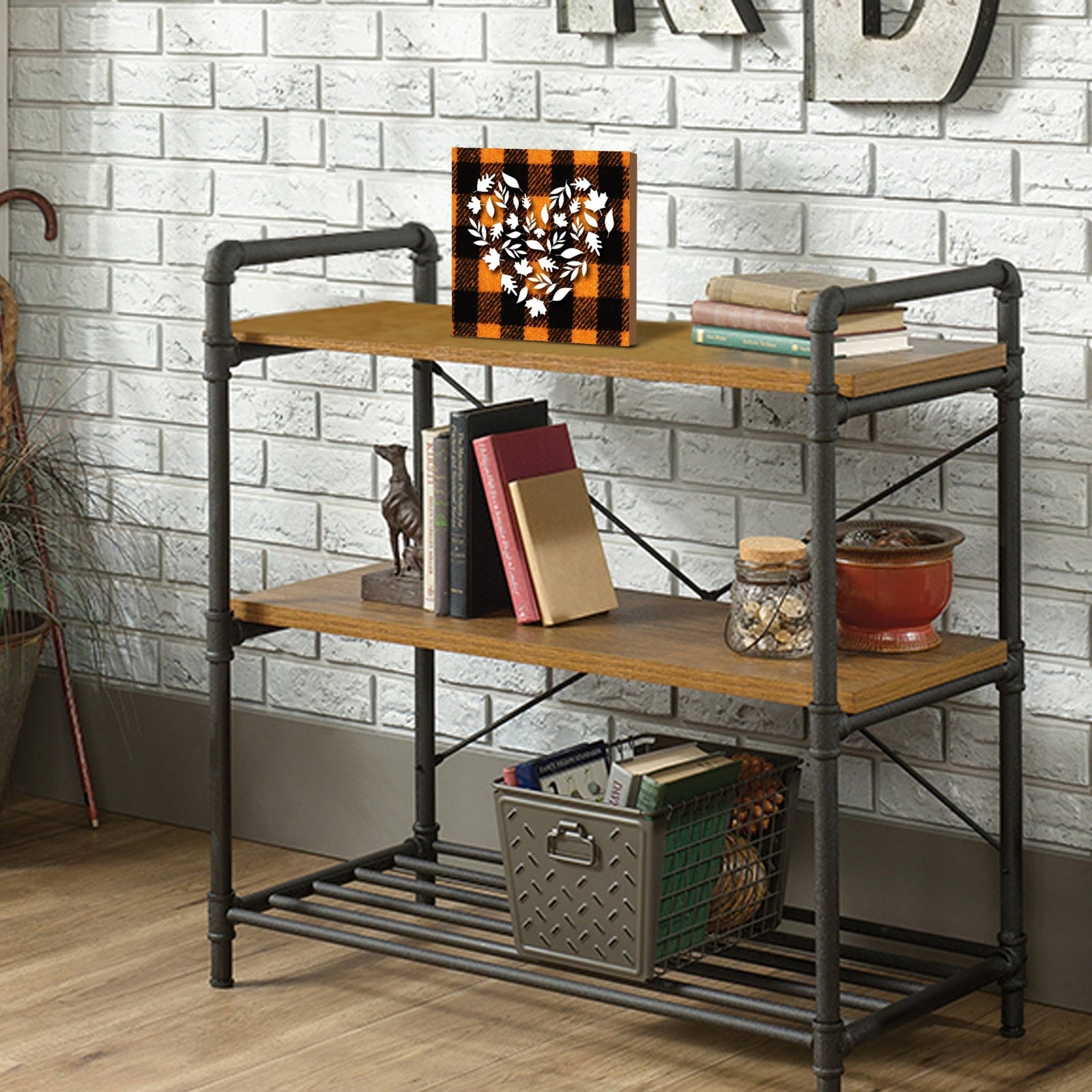 Unique fall shelf decor that captures the essence of the season, blending modern and rustic aesthetics seamlessly