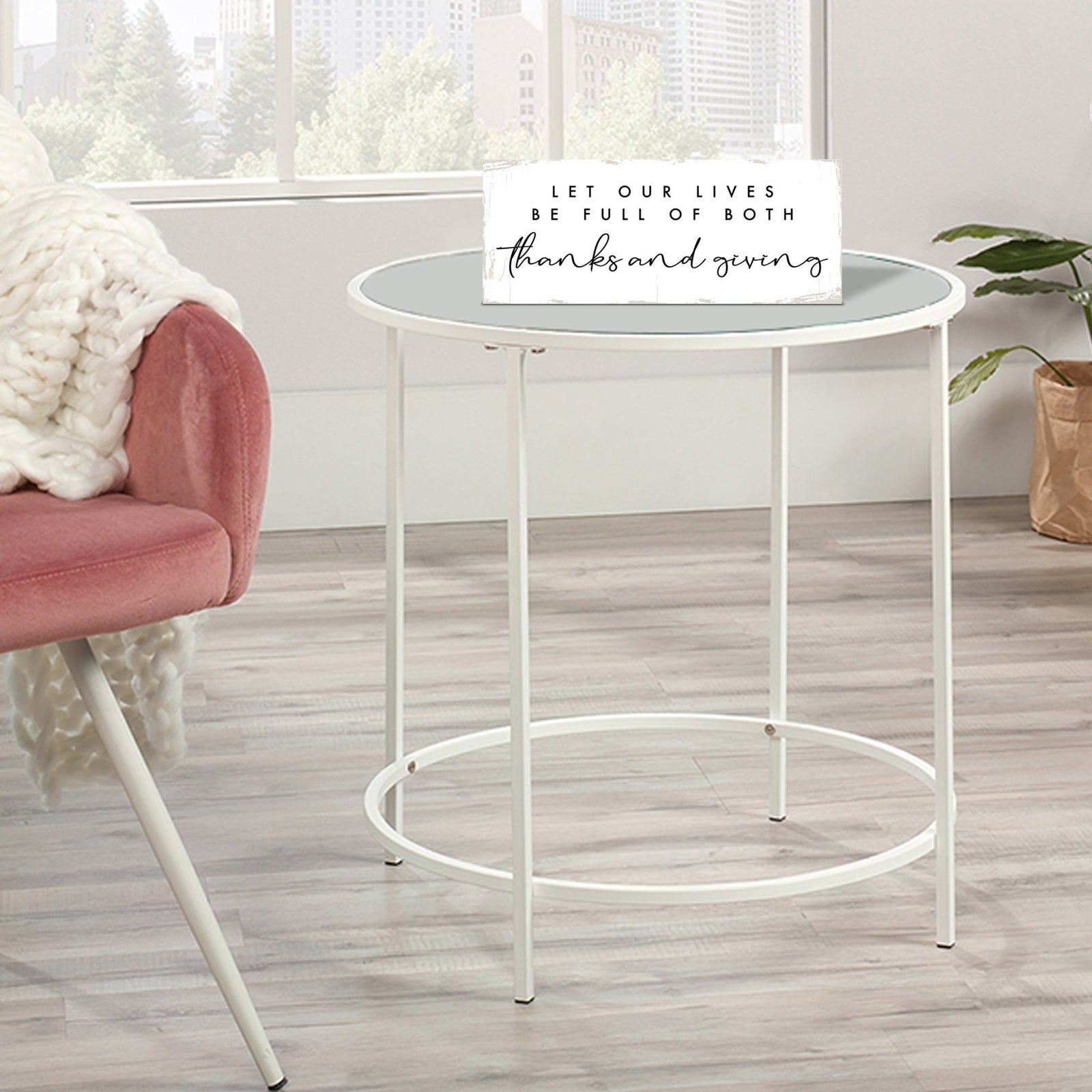 Inspirational Shelf Décor and Tabletop Signs for Fall Season - LifeSong Milestones