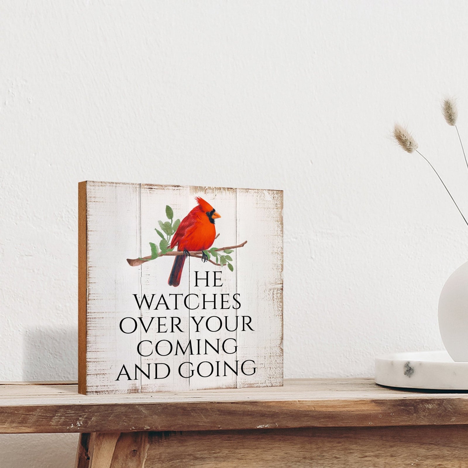 Handcrafted wooden signs for a touch of warmth and inspiration.