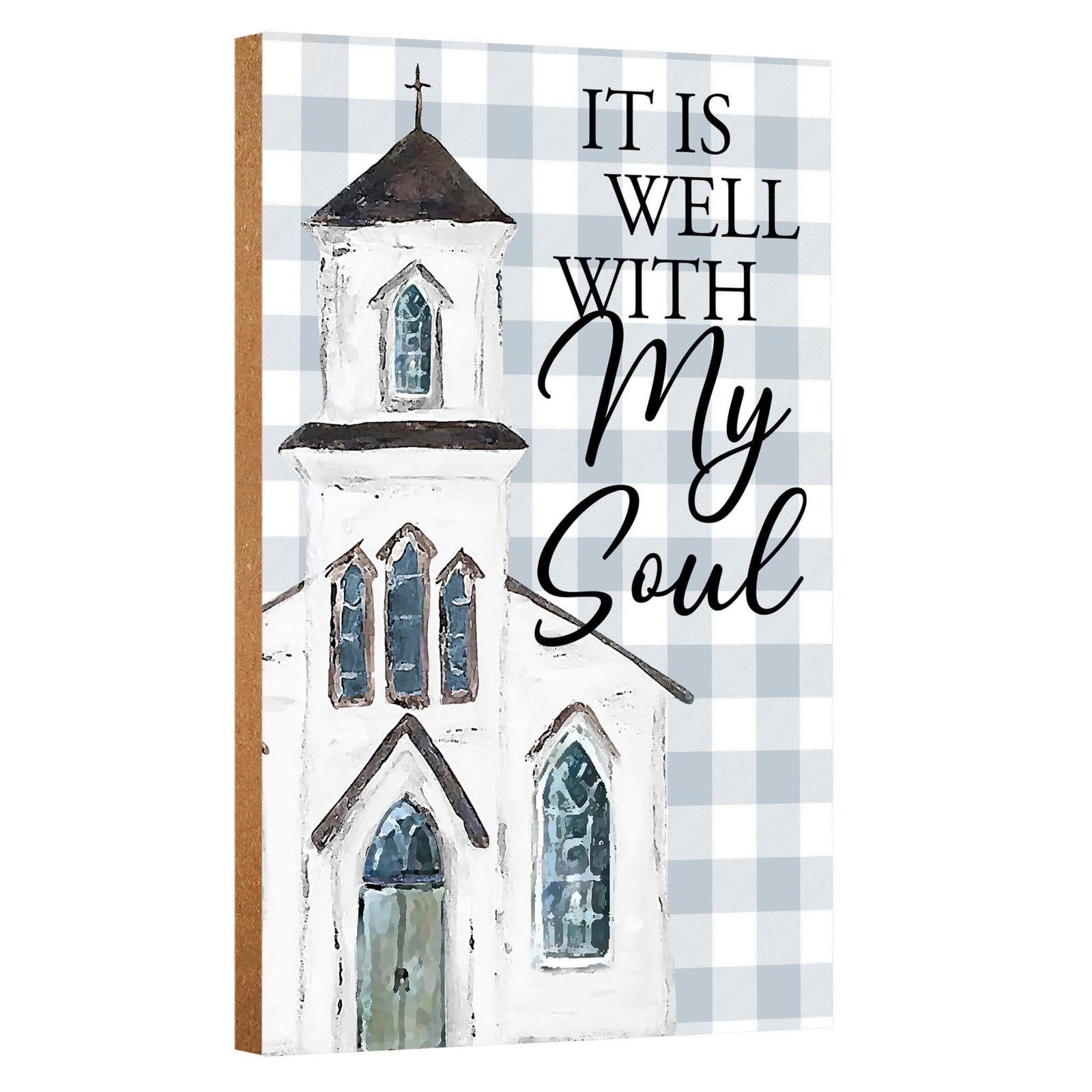 Inspirational Wooden Tabletop and Shelf Décor – Amazing Grace - LifeSong Milestones