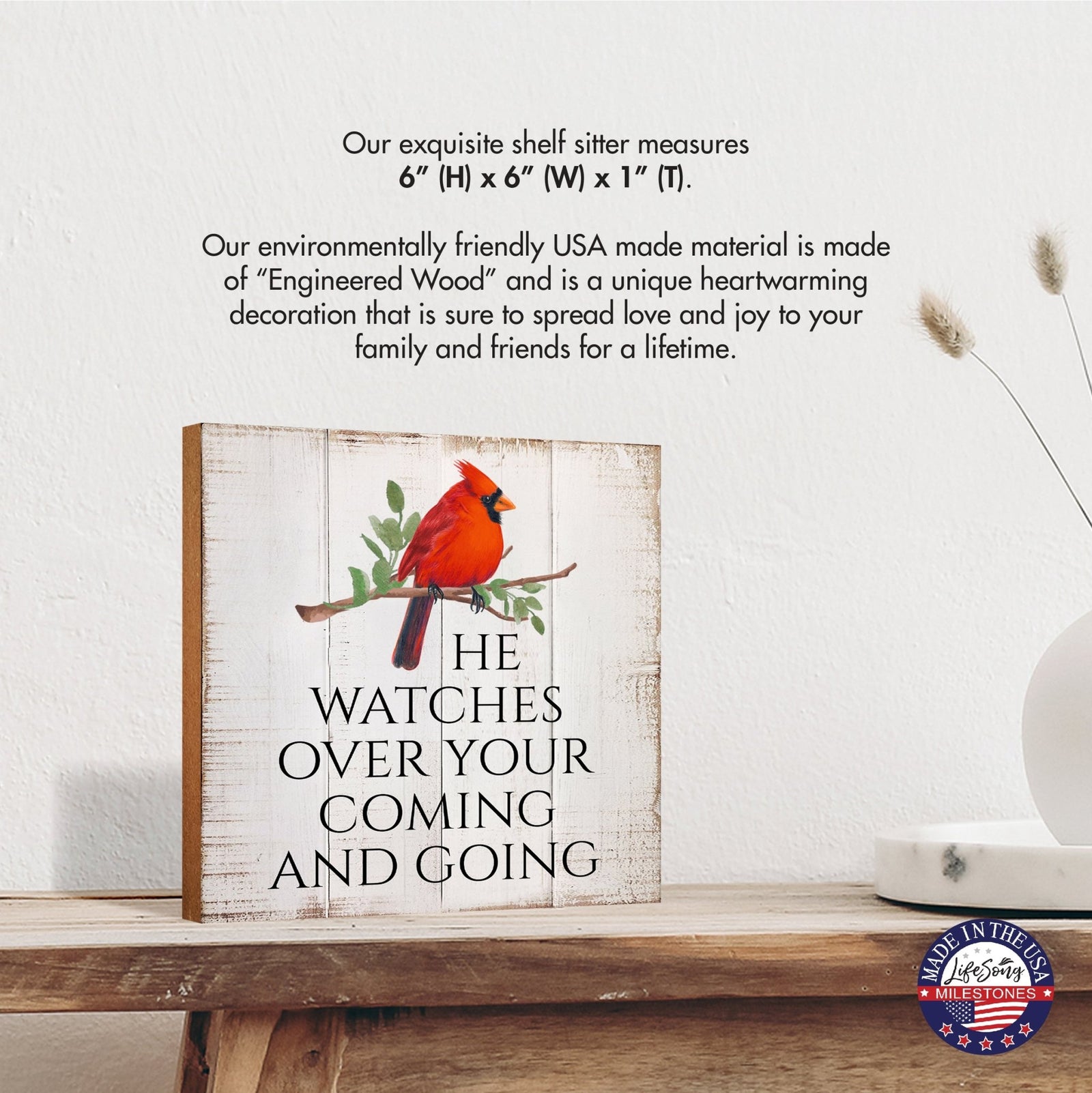 Inspirational Wooden Unique Shelf Décor and Tabletop Signs - LifeSong Milestones