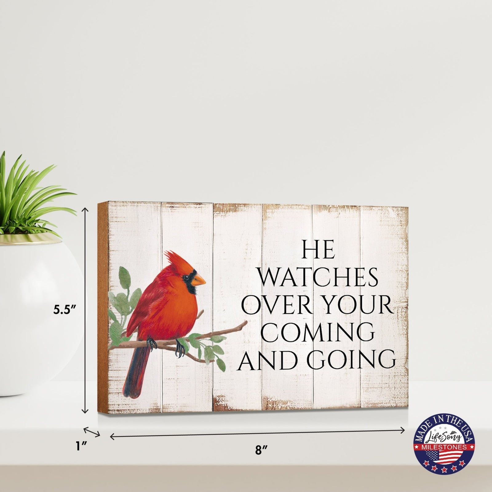 Inspirational Wooden Unique Shelf Décor and Tabletop Signs - LifeSong Milestones