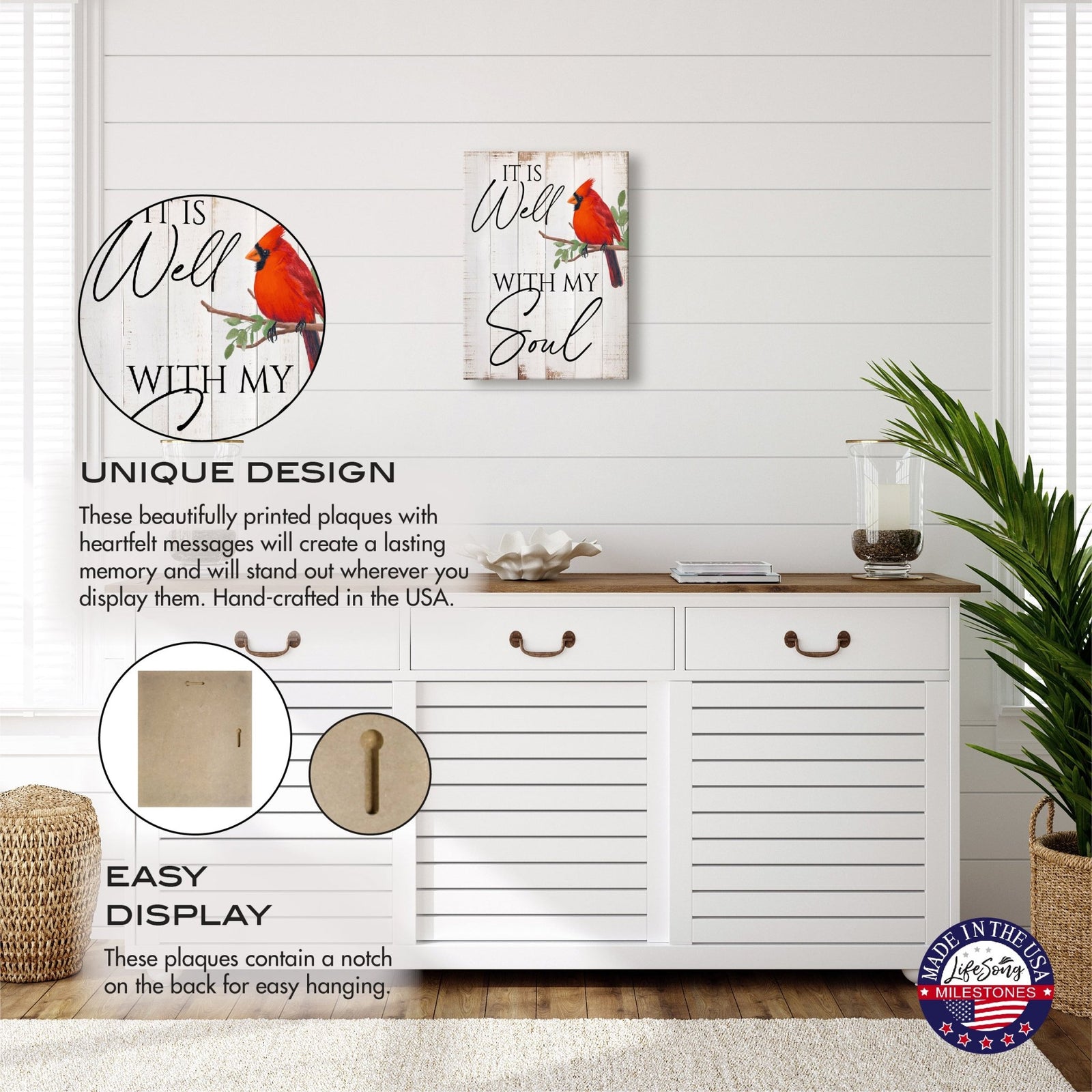 Decorative Wooden Wall Plaque Gift Idea