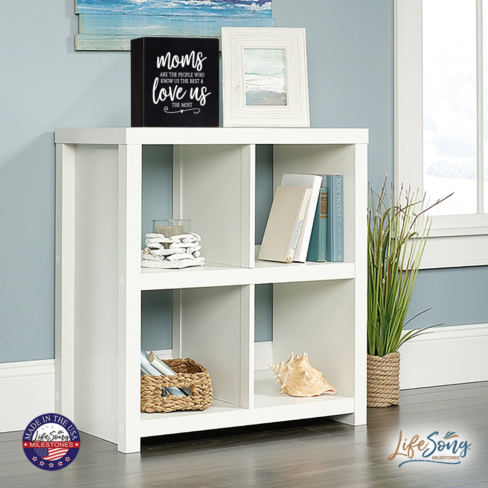 Inspiring Modern Framed Shadow Box 10x10 Moms Are The - LifeSong Milestones