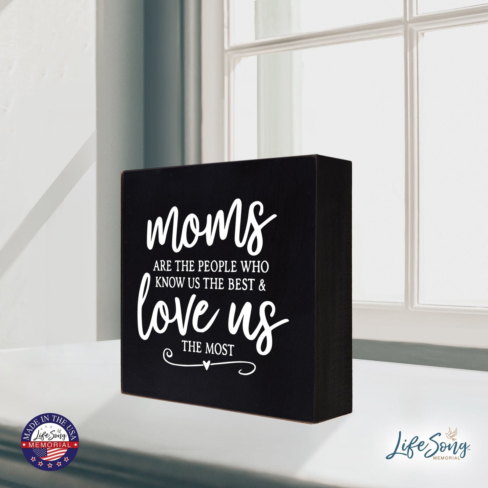 Inspiring Modern Framed Shadow Box 10x10 Moms Are The - LifeSong Milestones