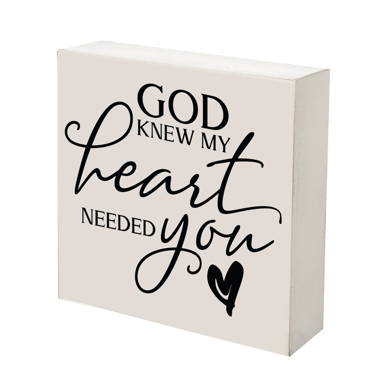 Inspiring Modern Framed Shadow Box 10x10 My Heart Needed - LifeSong Milestones