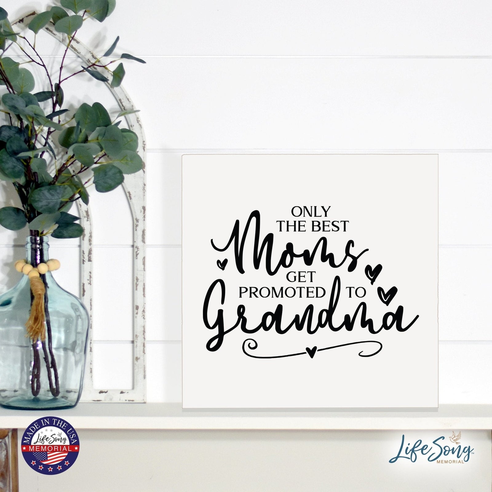 Inspiring Modern Framed Shadow Box 10x10 Only The Best - LifeSong Milestones