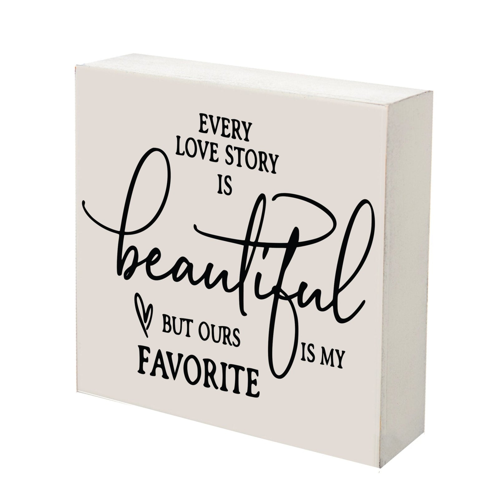 Inspiring Modern Framed Shadow Box 10x10 Ours Is My Favorite - LifeSong Milestones