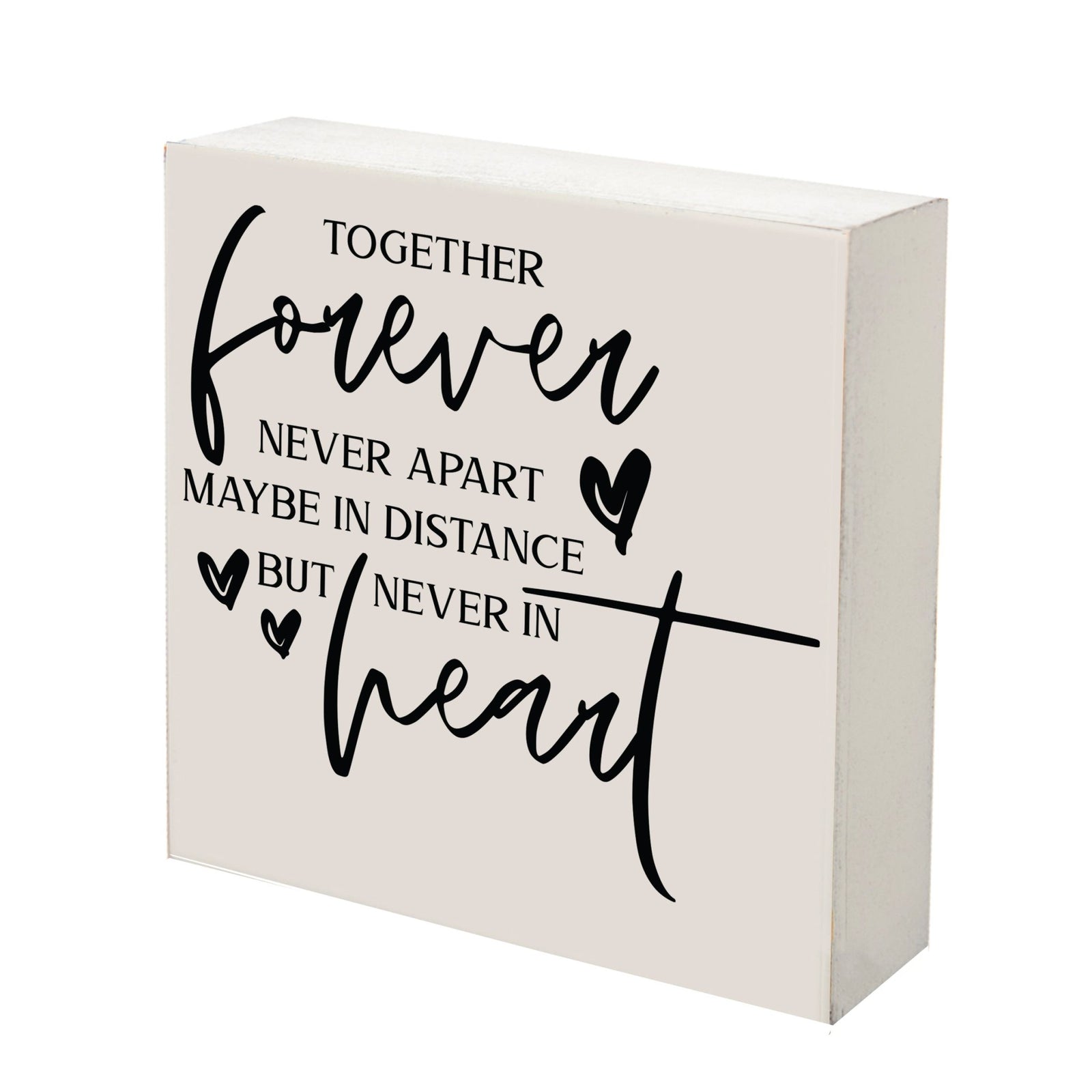 Inspiring Modern Framed Shadow Box 10x10 Together Forever - LifeSong Milestones