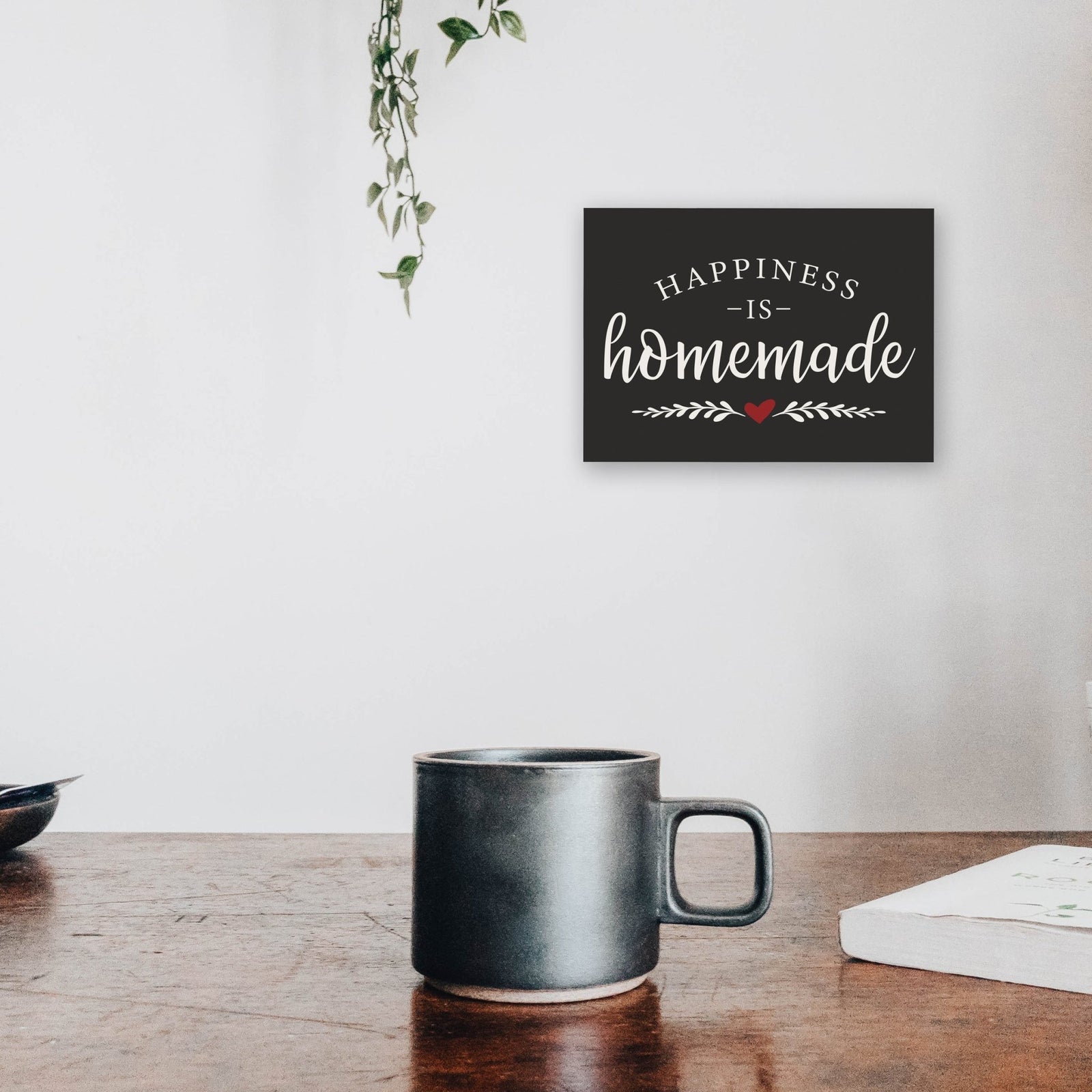 Kitchen Family Wall Decor Sign Gift - Happiness is Homemade - LifeSong Milestones
