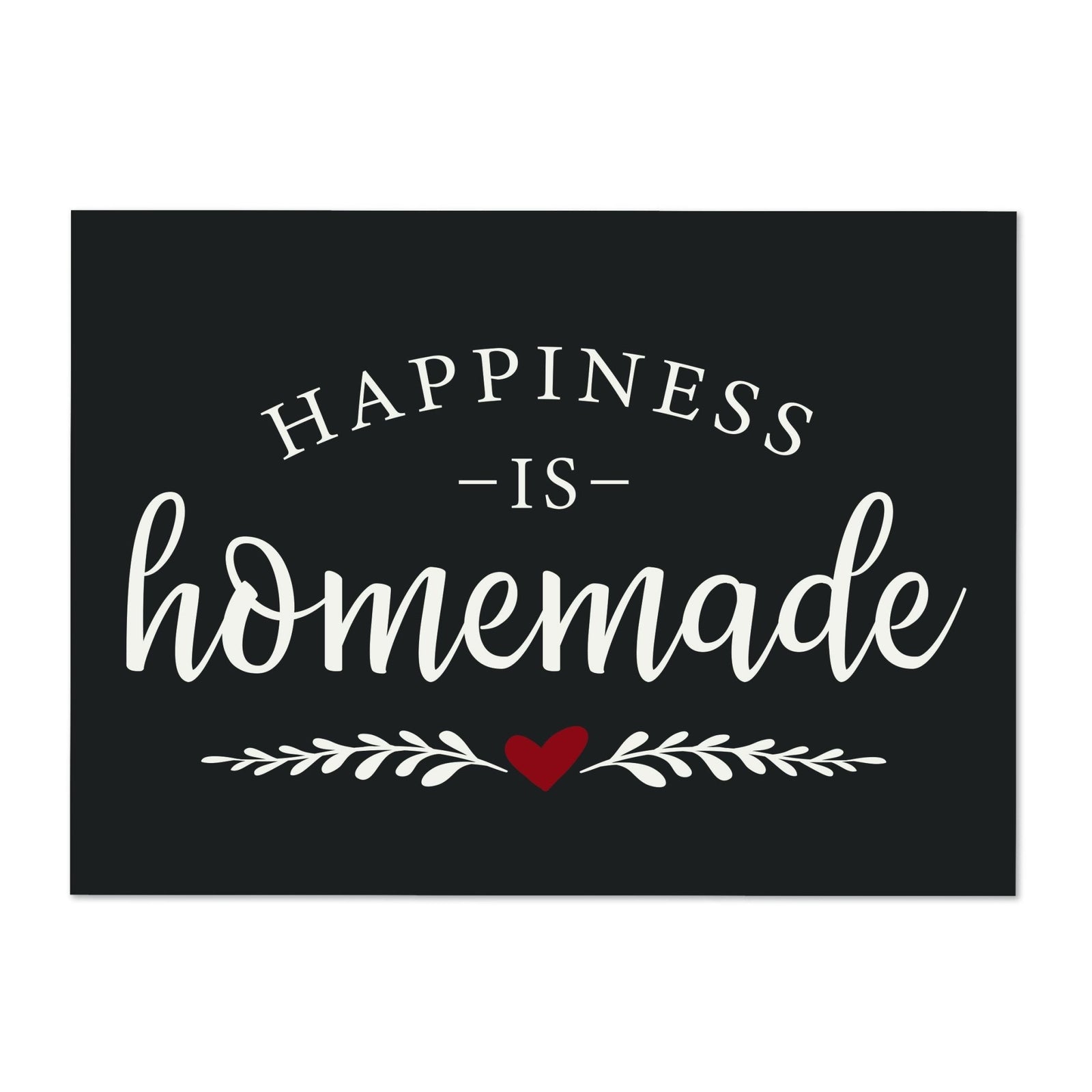 Kitchen Family Wall Decor Sign Gift - Happiness is Homemade - LifeSong Milestones